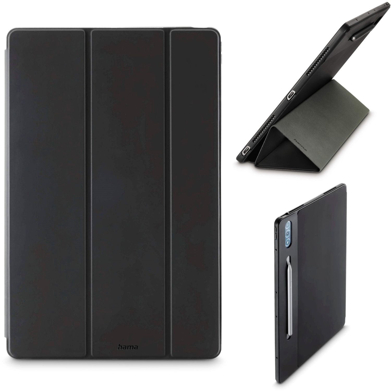 Hama Tablet-Hülle Smart Case Flex Klapp-Tasche Schutz-Hülle Schwarz 14,5", Cover Schutz mit Standfunktion für Lenovo Tab Extreme 14.5"