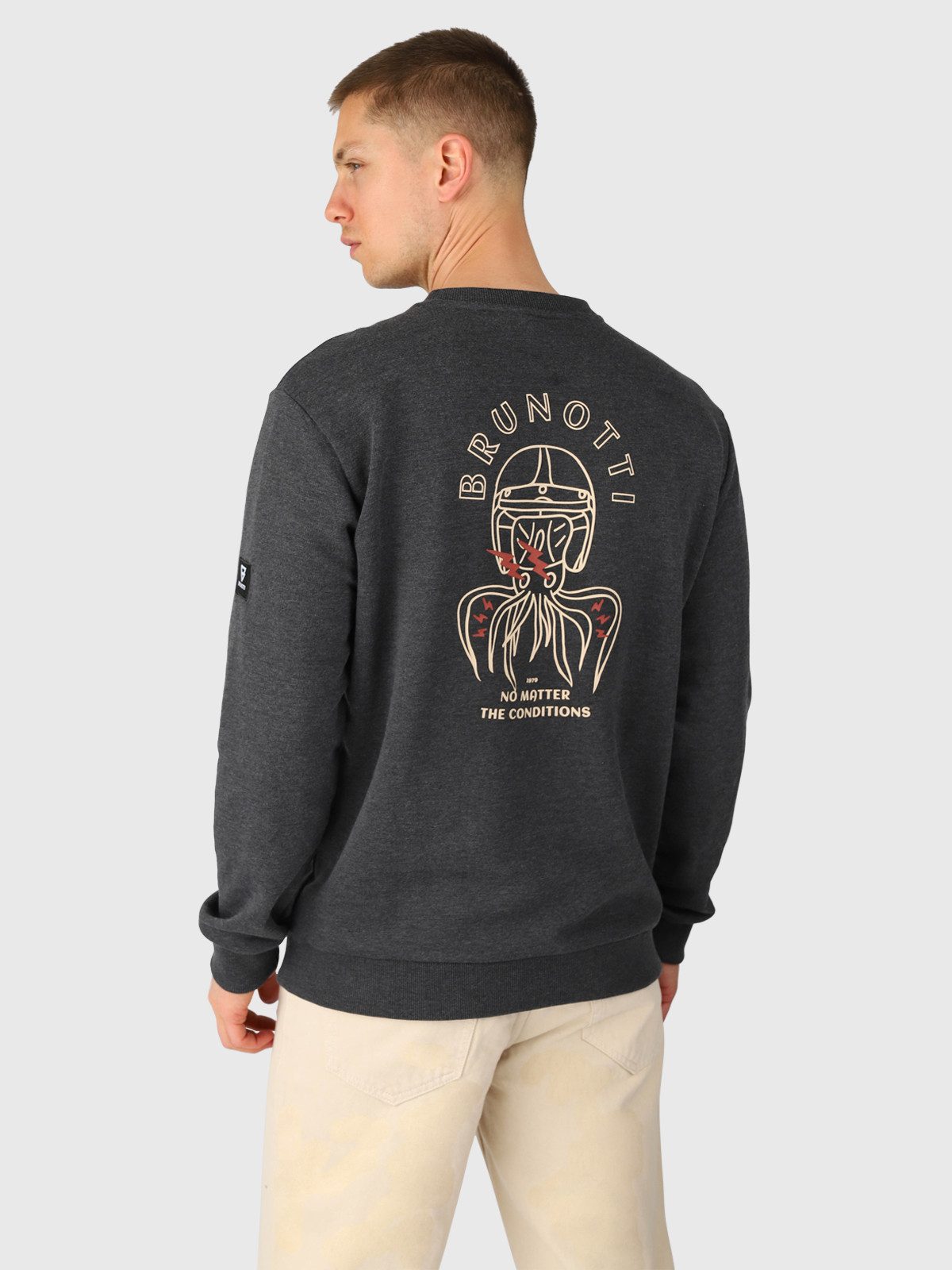 Brunotti Sweatshirt Naval Men Sweater PIRATE BLACK