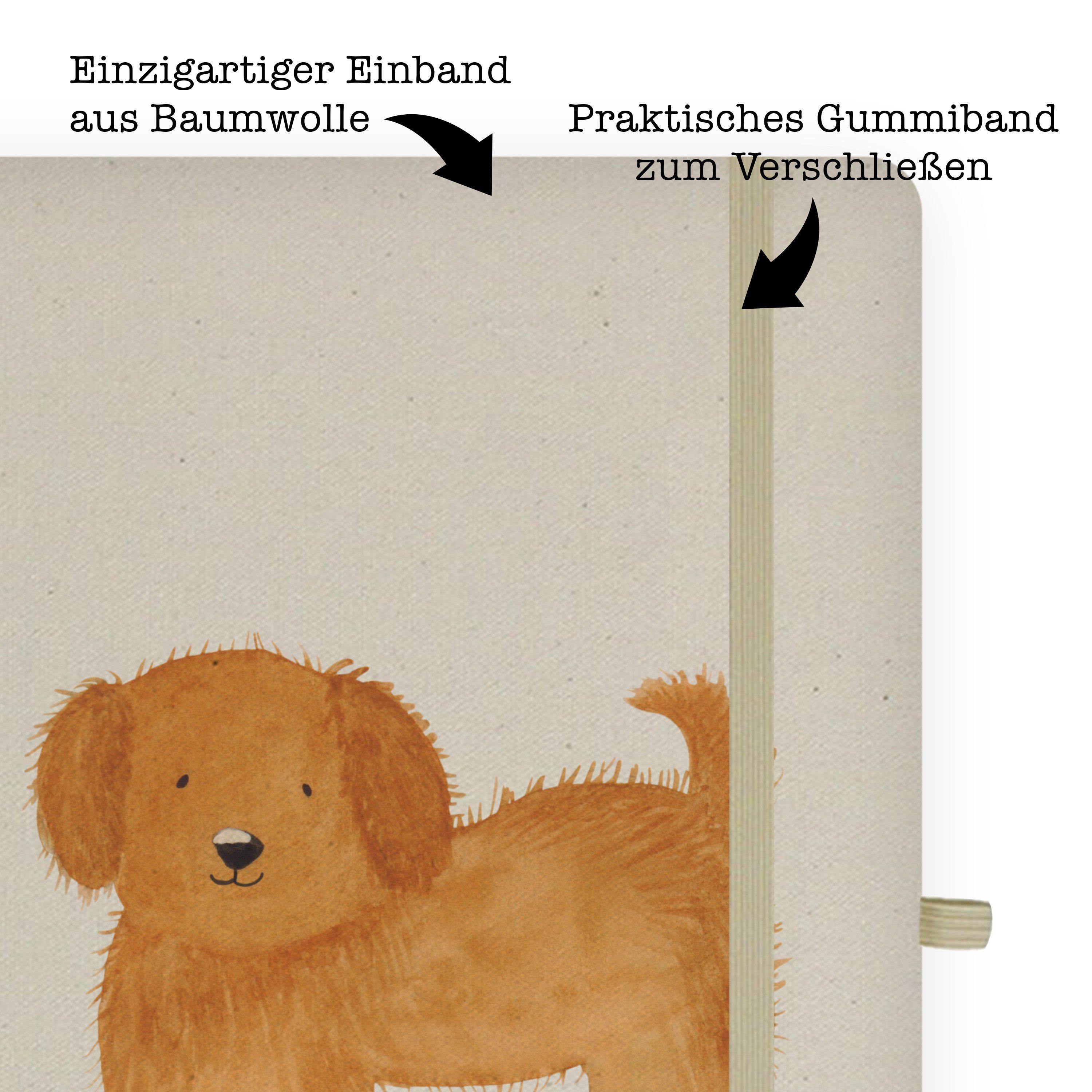 Sprüche, Transparent Mrs. - Hund & Journal, Mrs. Schreibhef Panda & Geschenk, flauschig - Mr. Panda Mr. Notizbuch