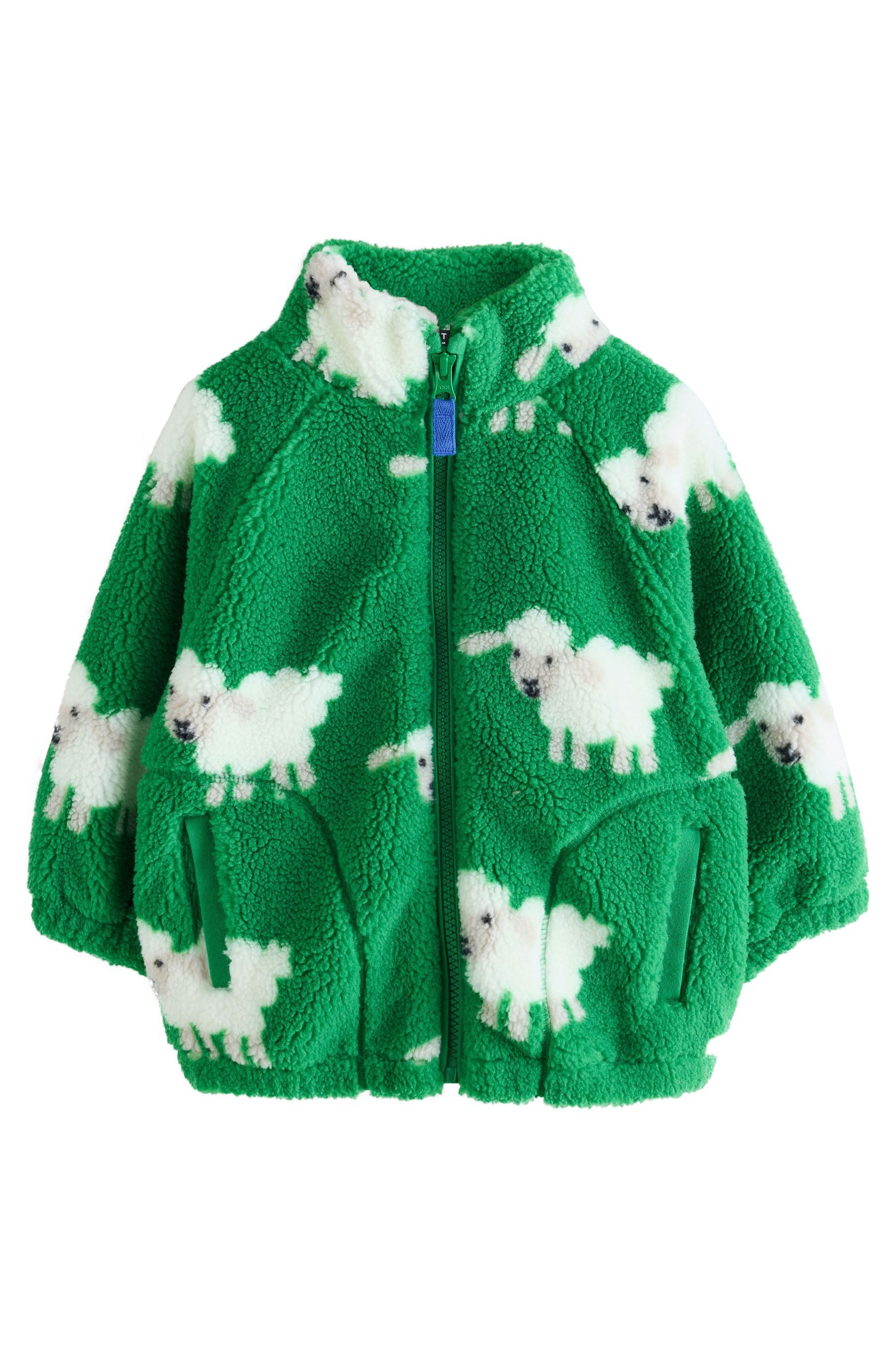 Next Fleecejacke Fleece mit durchgehendem Print (1-St)