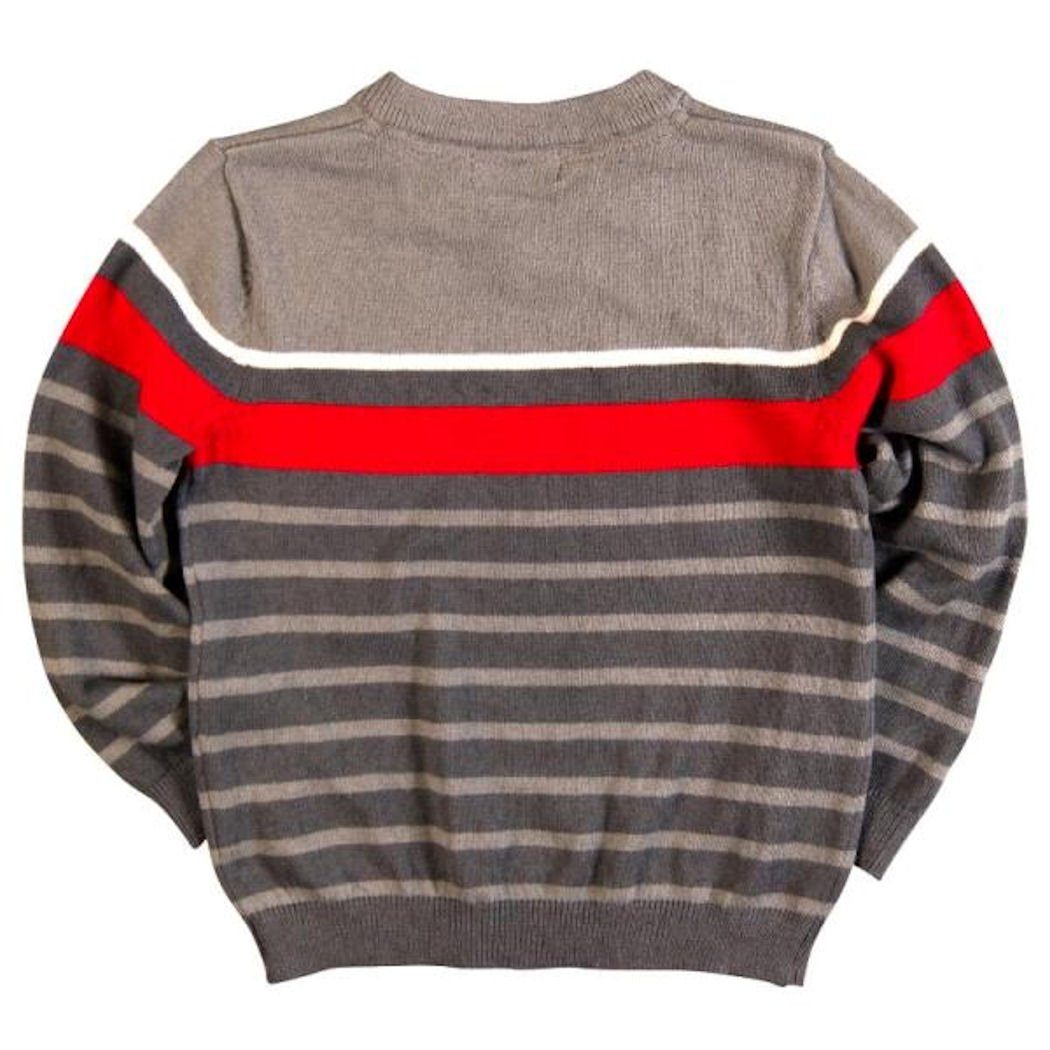 BÒBOLI Strickpullover BÒBOLI Strickpullover Pullover V-Ausschnitt (1-tlg)