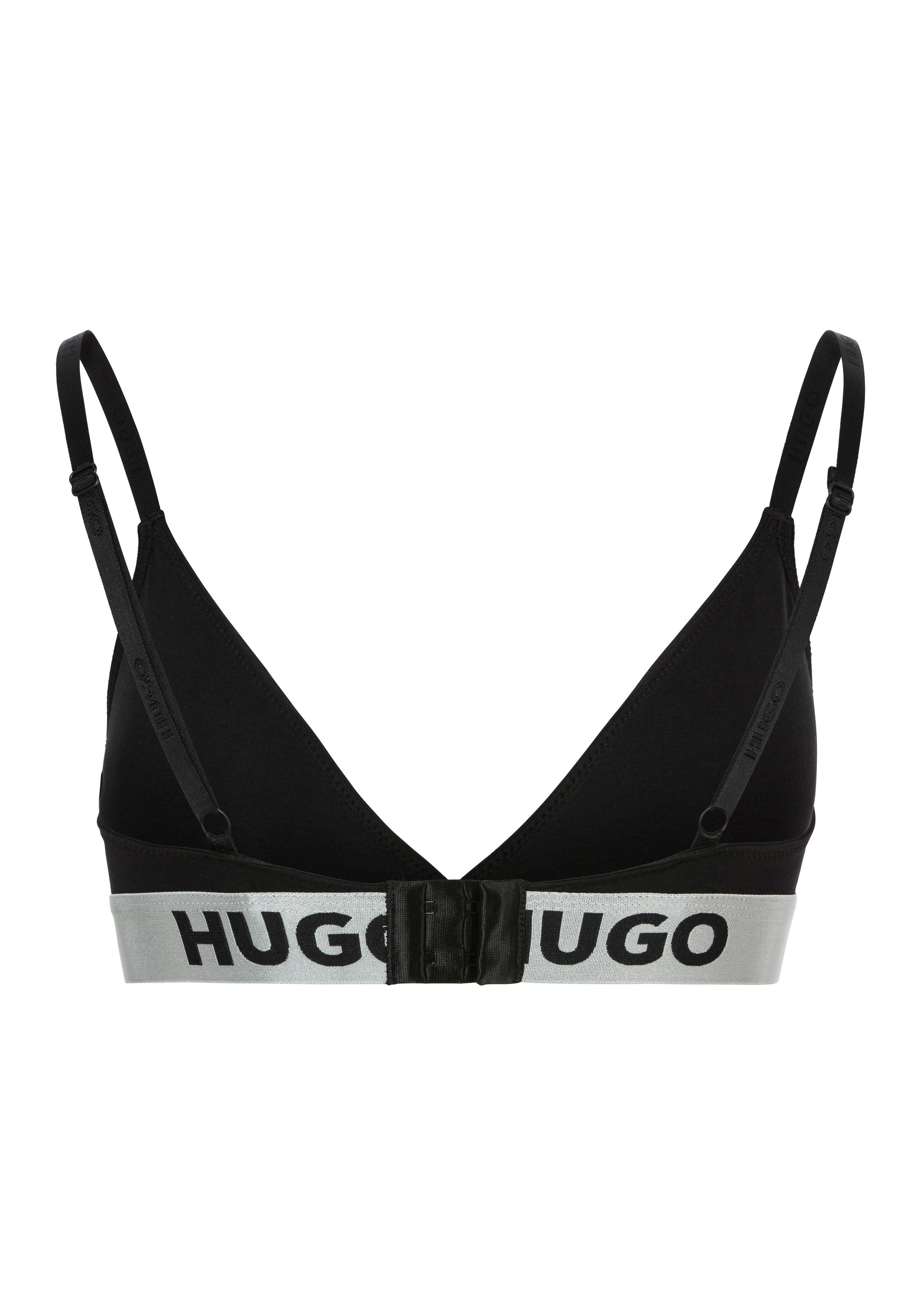 HUGO Triangel-BH TRIANGLE SPORTY LOGO elastisch günstig online kaufen