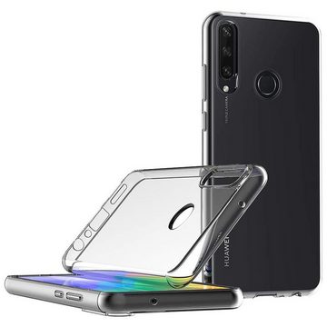 CoolGadget Handyhülle Transparent Ultra Slim Case für Huawei Y6p 6,3 Zoll, Silikon Hülle Dünne Schutzhülle für Huawei Y6p Hülle