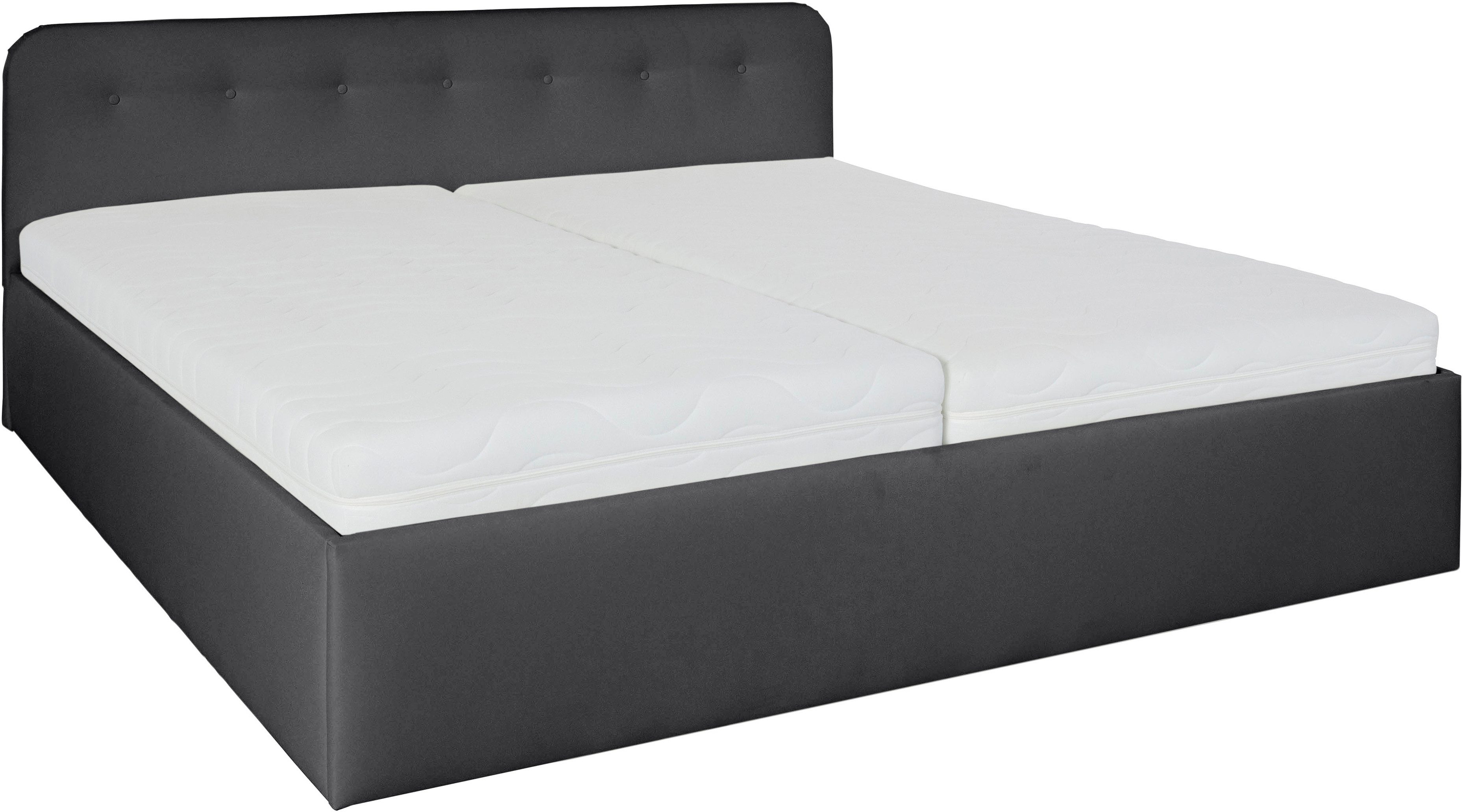 Westfalia Schlafkomfort Polsterbett "Rostock" auch mit Stauraum und Kopftei günstig online kaufen