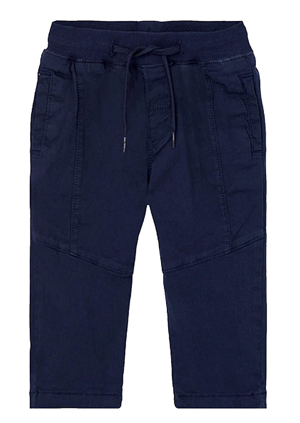 BÒBOLI Thermohose BÒBOLI Hose Gabardine gefüttert marine blau (1-tlg., kein Set)