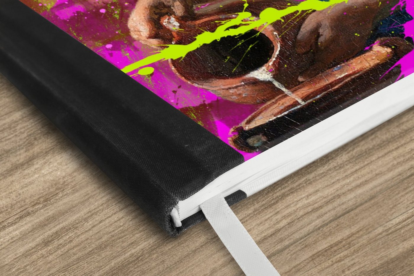 Thumbnail - MuchoWow Notizbuch Milchmädchen - Johannes Vermeer - Neon, Notebook, Notizblock a5, Tagebuch, Journal Liniert