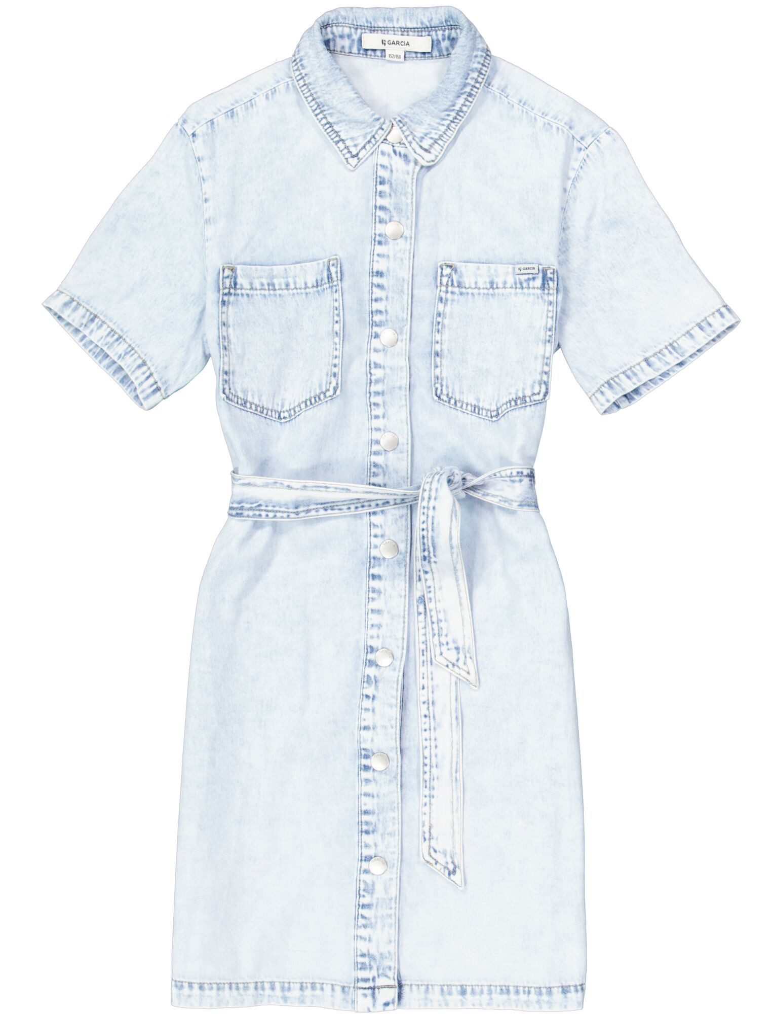 Garcia Jeanskleid Sommer kurzarm