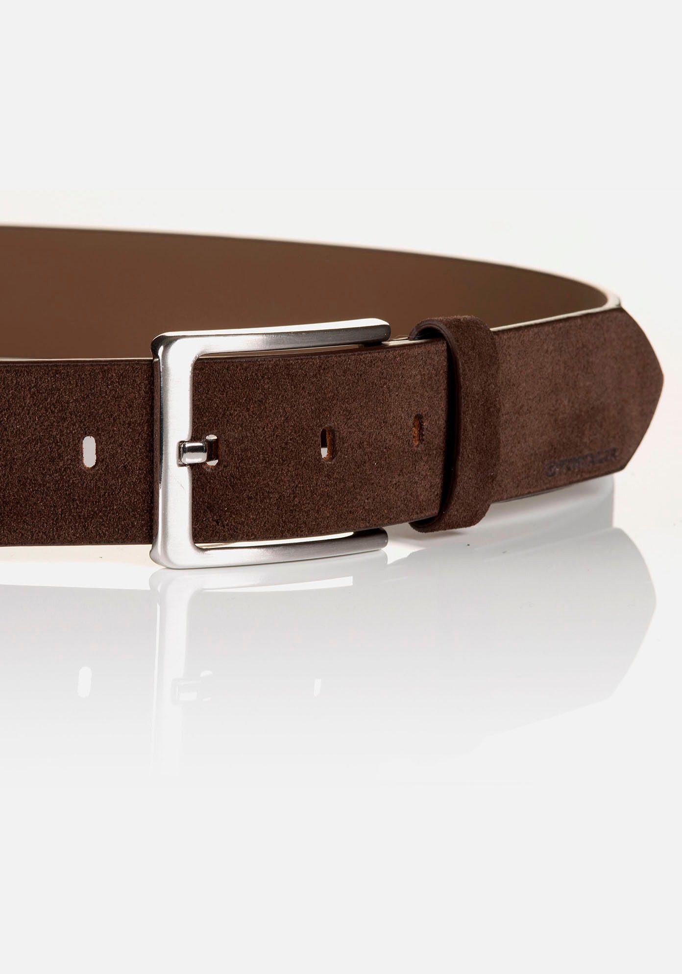 TOM TAILOR Synthetikgürtel Veloursgürtel, Freizeit- und Anzugsgürtel, bis G günstig online kaufen