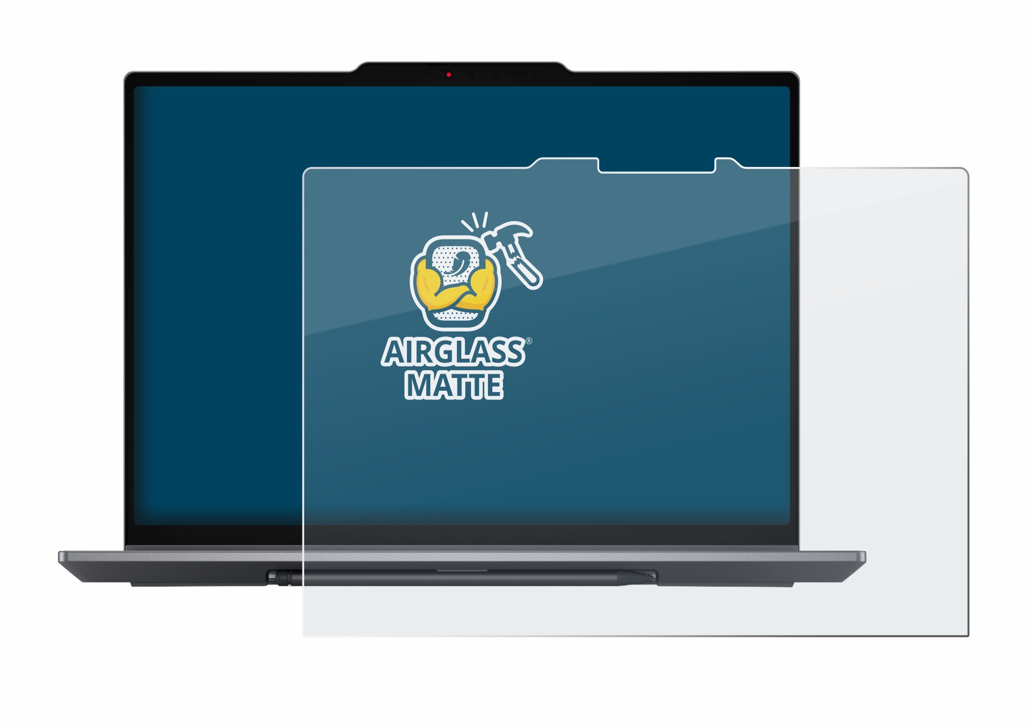 BROTECT Displayschutzglas Folie für Lenovo ThinkPad X1 2-in-1 Gen 11 Aura Edition, Schutzfolie Glas Panzer Display Schutz matt