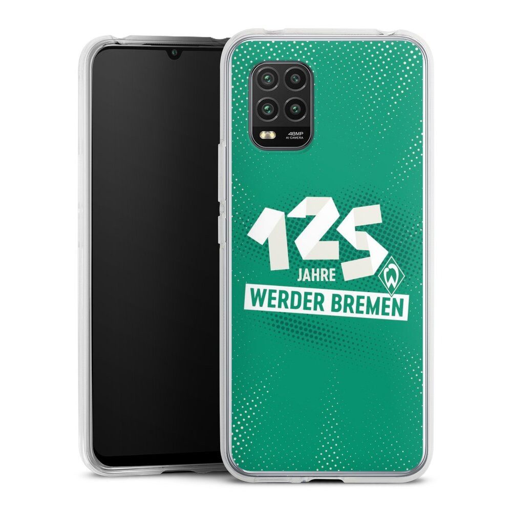DeinDesign Handyhülle 125 Jahre Werder Bremen Offizielles Lizenzprodukt, Xiaomi Mi 10 lite Silikon Hülle Bumper Case Handy Schutzhülle