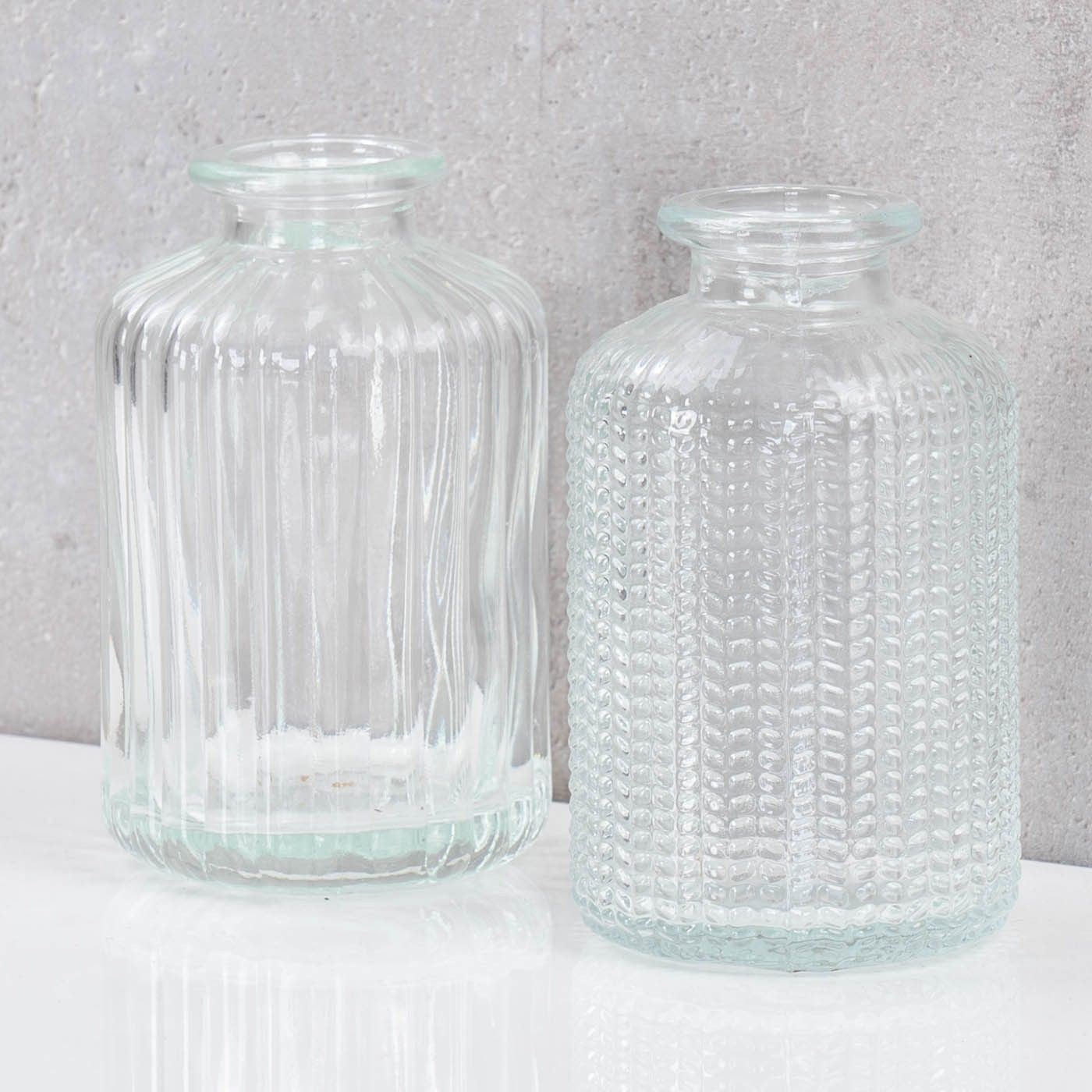 Levandeo® Dekovase, 2er Set Vase H10cm günstig online kaufen