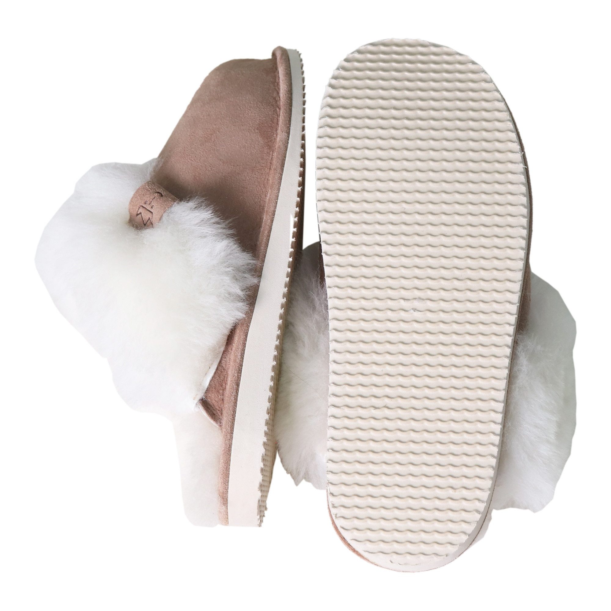 Kaiser Damen Pantolette Frida Lammfell Hausschuh