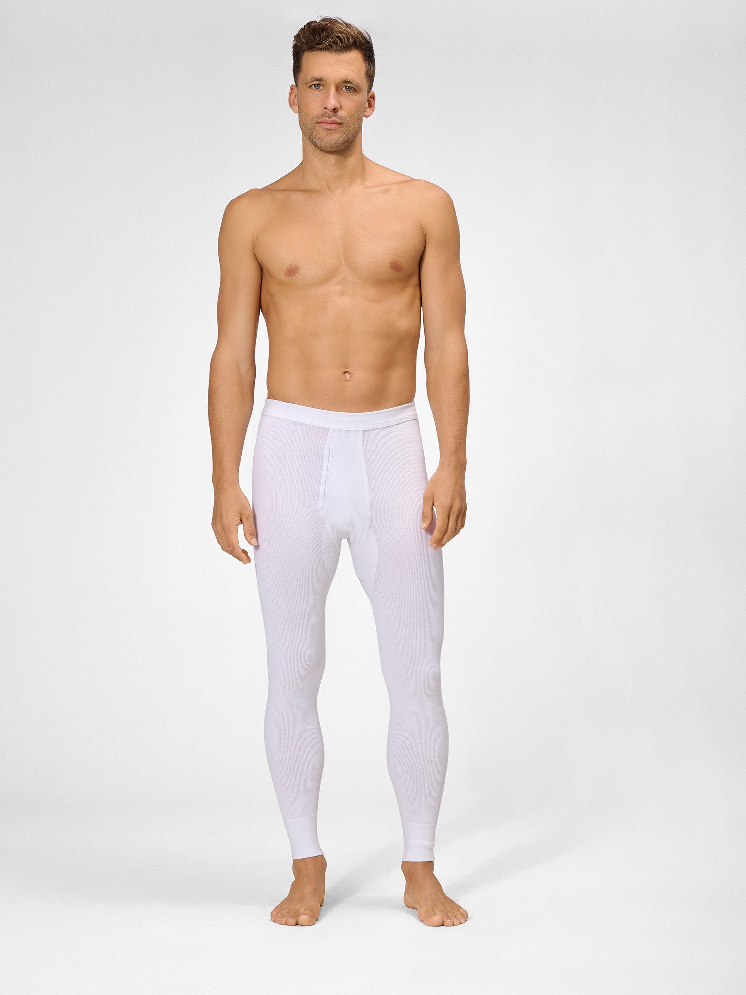 Ammann Lange Unterhose Org 433 Doppelripp lang mE Unterhose, Unterhose lang, Unterwäsche