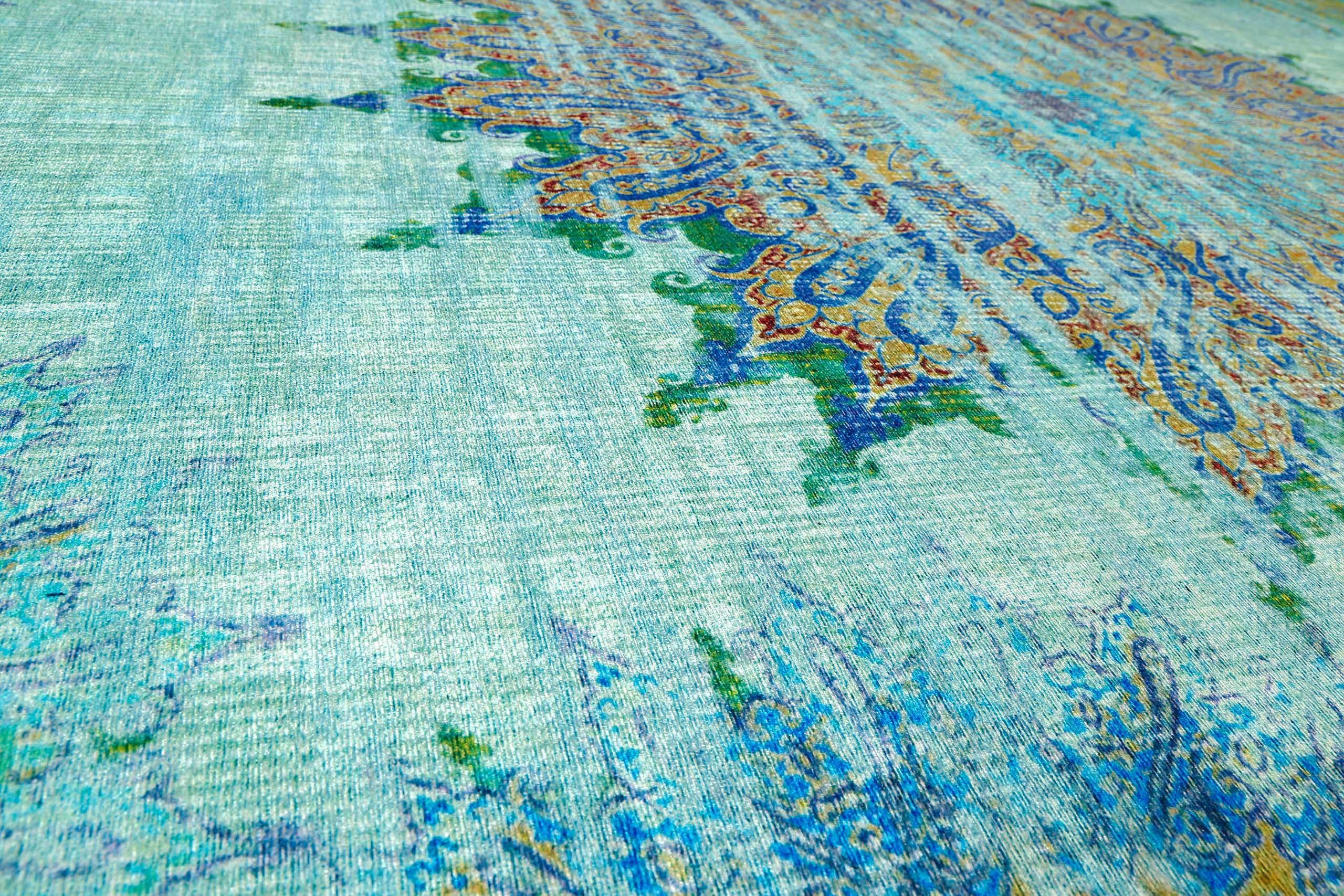 Wecon home Teppich Rooftop, rechteckig, Höhe: 6 mm, Vintage, Baumwolle, Kurzflor, Wohnzimmer, Schlafzimmer, Orient