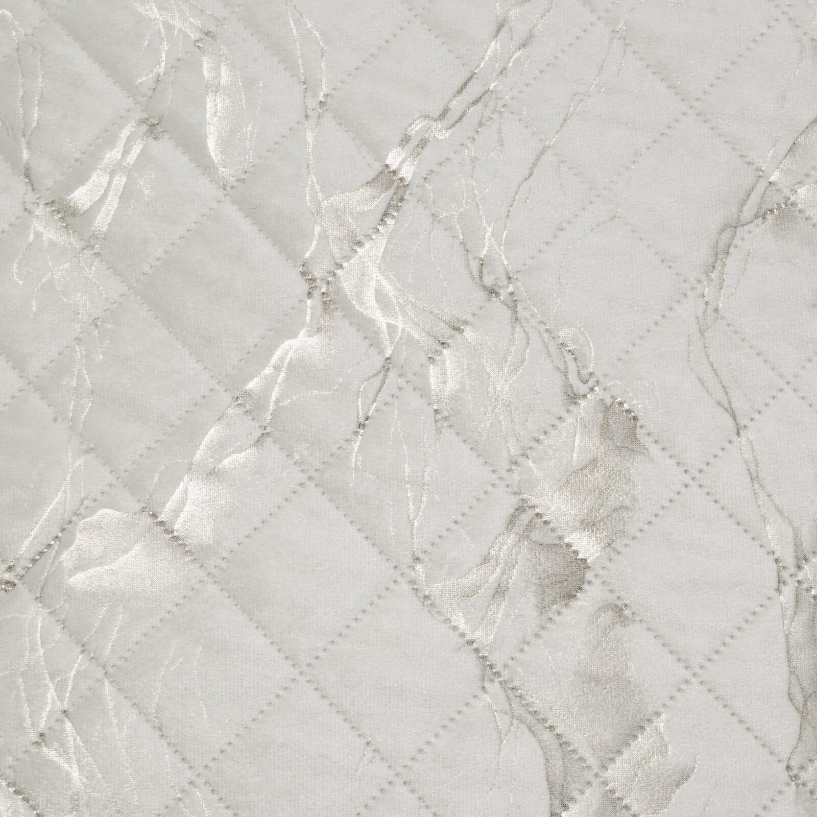 Design91 Tagesdecke Mikrofaser Sommerdecke Bettüberwurf Goldendes Muster, Karomuster Überwurf Glamour Marmor – Bild 5 von 5