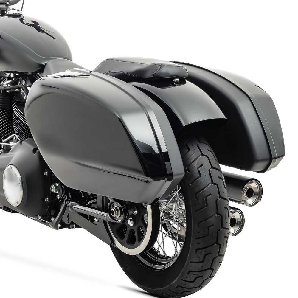 Craftride Koffer Set: Seitenkoffer für Harley Softail Street Bob / 114 / Standard 18-25