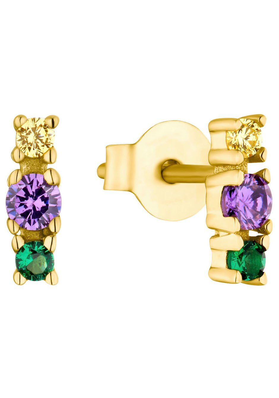 s.Oliver Paar Ohrstecker, mit Zirkonia (synth) günstig online kaufen