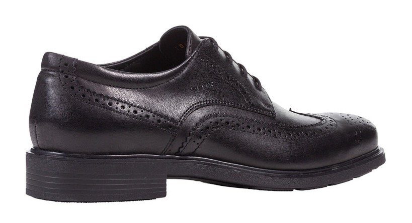 Geox Schnürschuh "U DUBLIN B", Business Schuh, Anzugschuh mit Blockabsatz günstig online kaufen