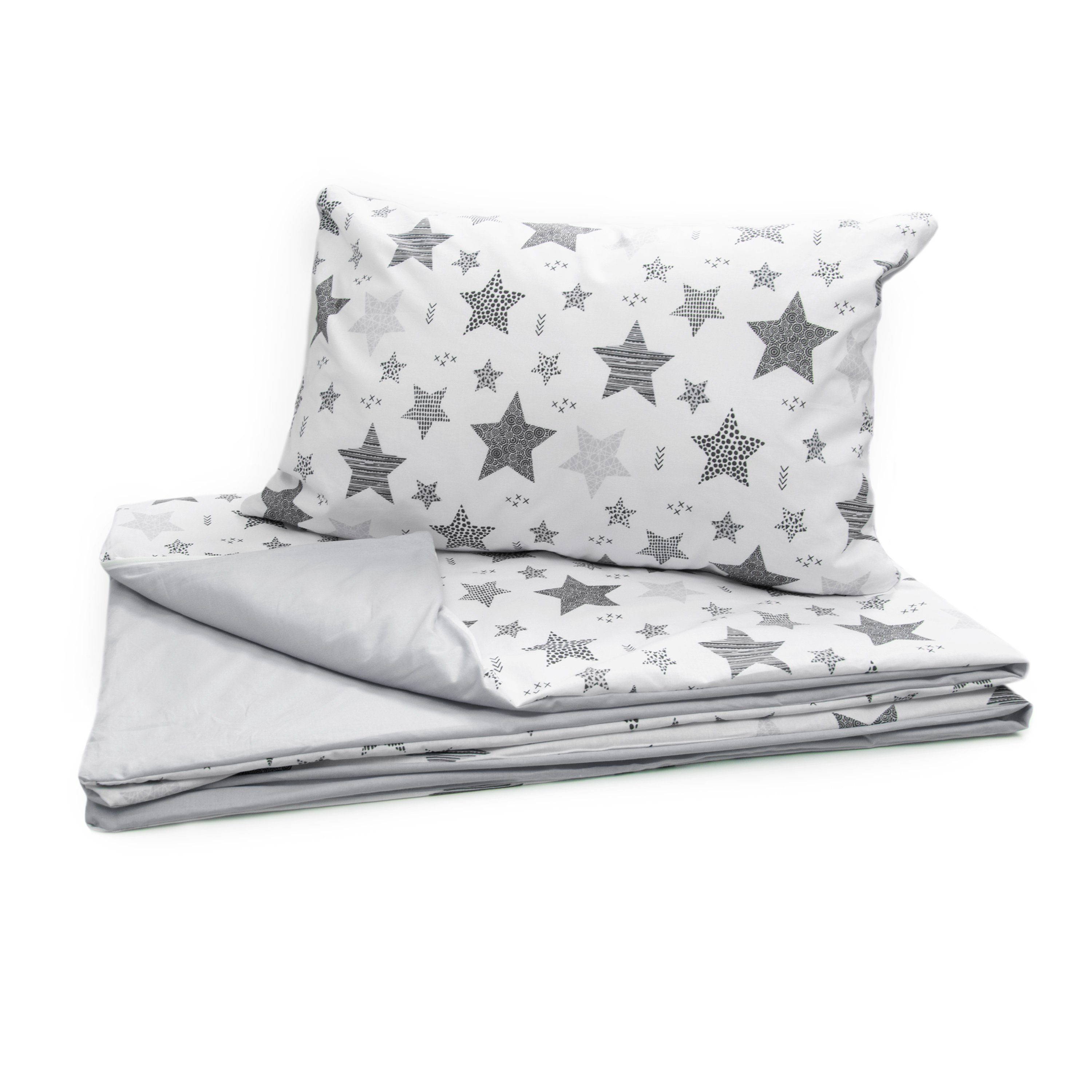 Amilian Babybettwäsche Set 7-teilig - Bettwäsche 100x135 - Kissenbezug 40x6 günstig online kaufen