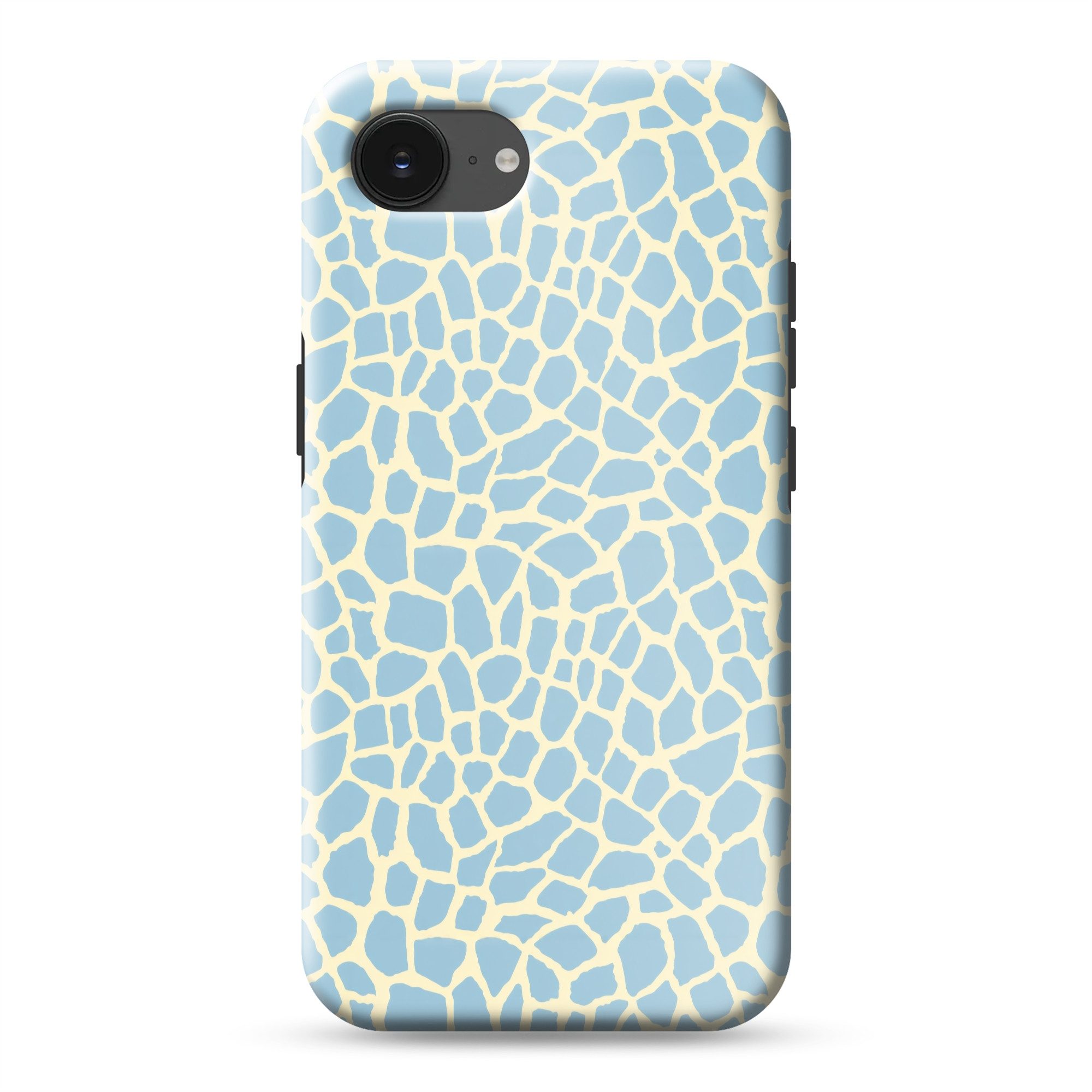 OnlyWow Handyhülle Magsafe für Apple iPhone 17e Giraffe - Modern - Blau, Phone Case, Hardcase, Stoßfest, Schutzhülle