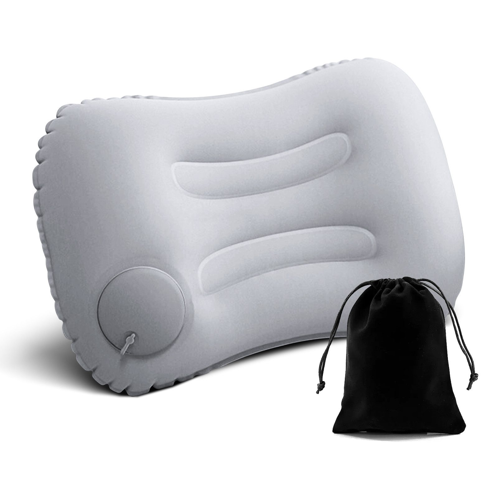 Heyork Nackenkissen Aufblasbares Kissen Komprimierbar Reisekissen für Flugz günstig online kaufen