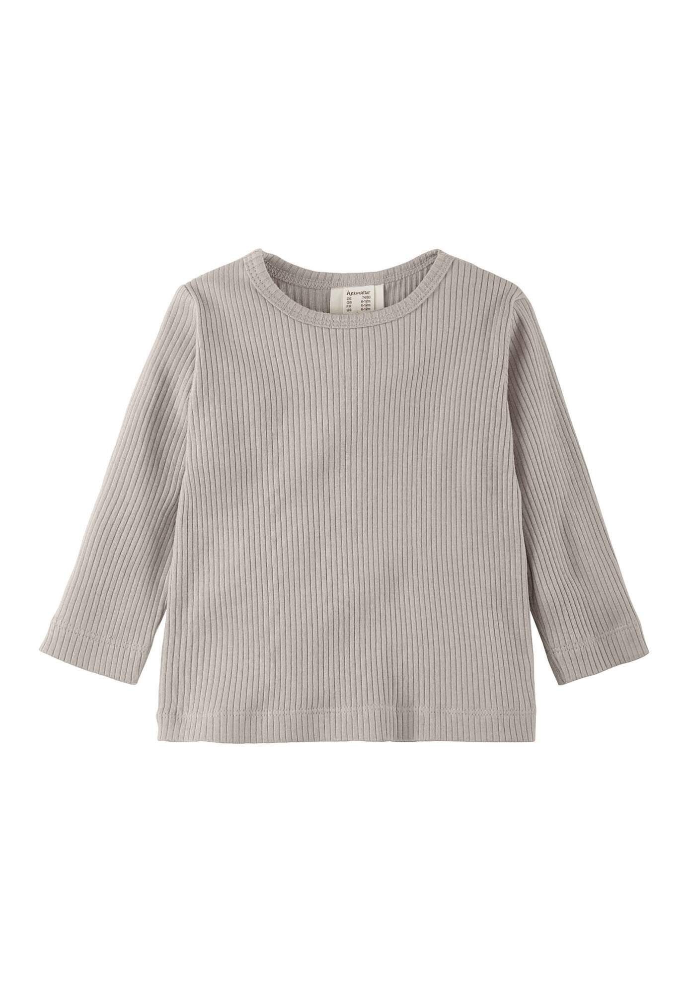 T-Shirt aus reiner Bio-Baumwolle mit Bio-Merinowolle