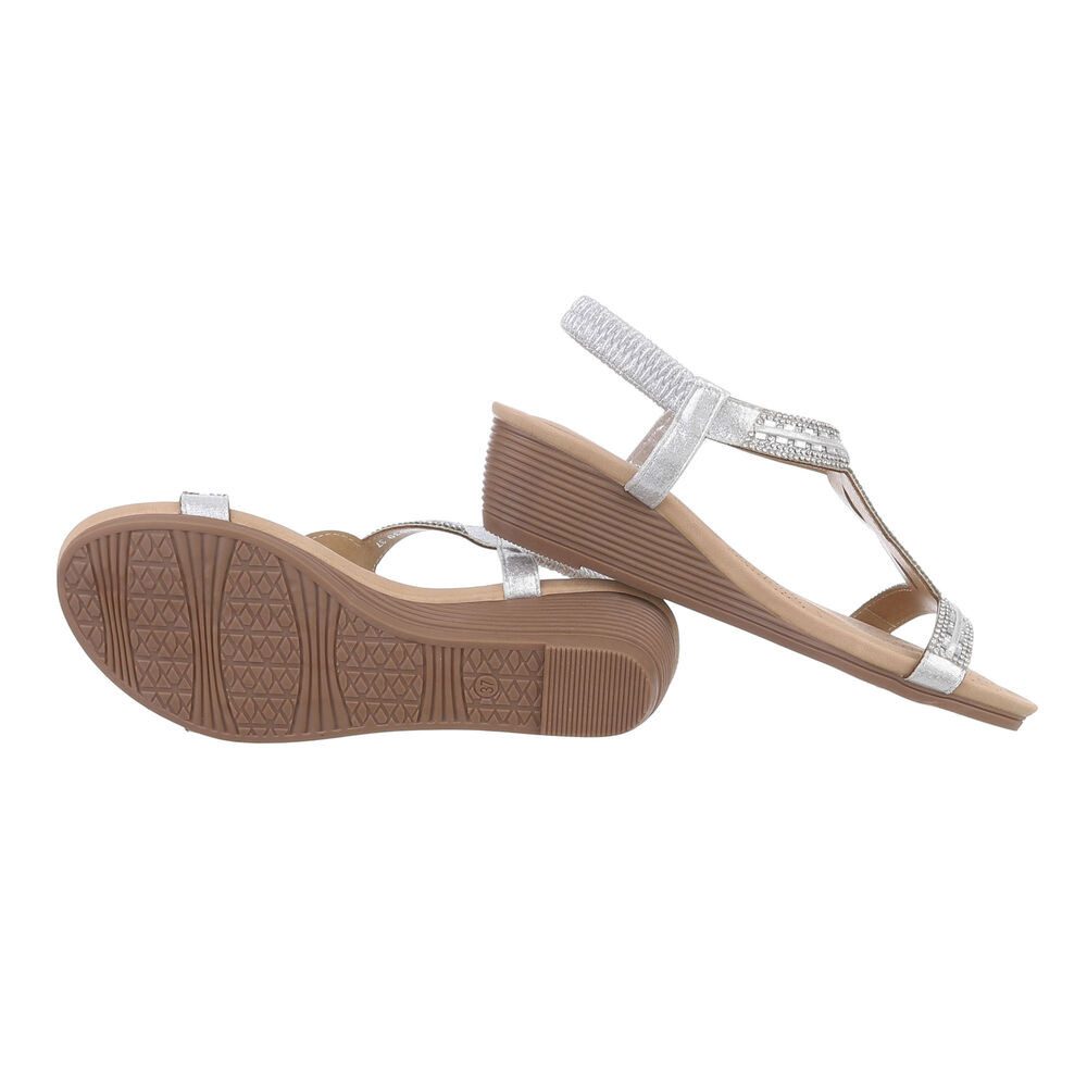 Ital-Design Elegante Wedge-Sandalen mit Komfort- und Stilelementen Keilsand günstig online kaufen