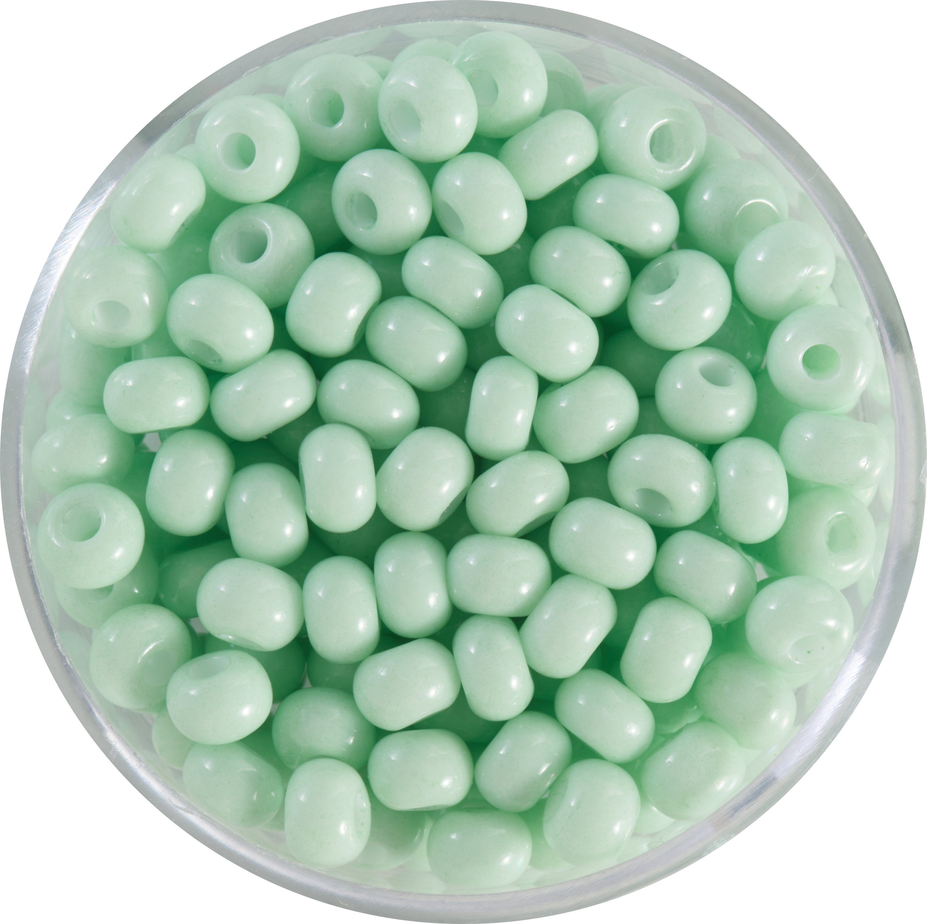 Pracht Bastelperlen Rocailles, satte Farben, 4,5 mm