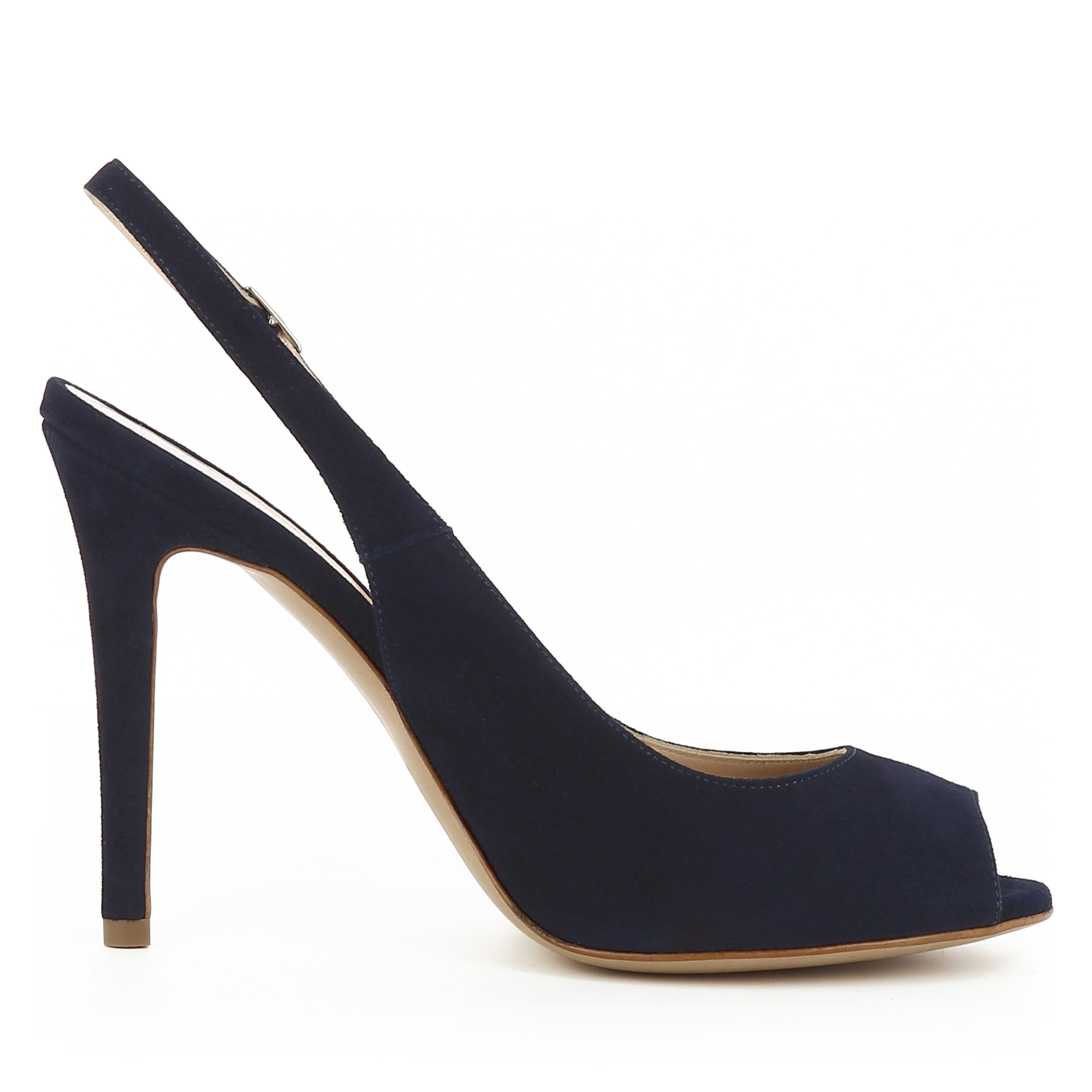 Evita dunkelblau Peeptoepumps ALESSANDRA