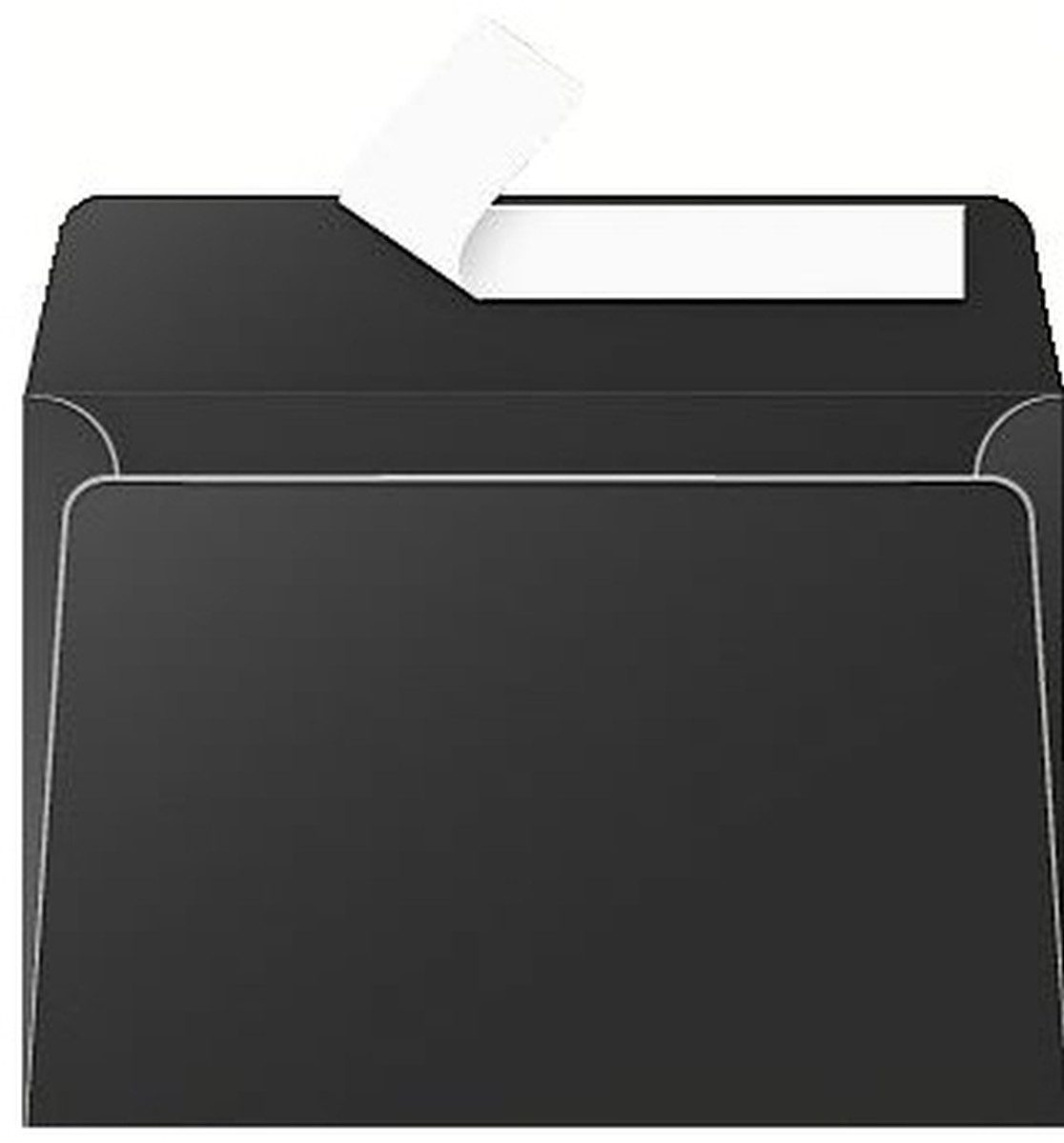 CLAIREFONTAINE Briefumschlag Briefumschlag Pollen C6 120g VE=20 Stück Haftklebung schwarz