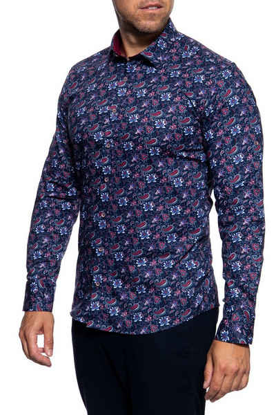 Dust Businesshemd mit Paisley Muster