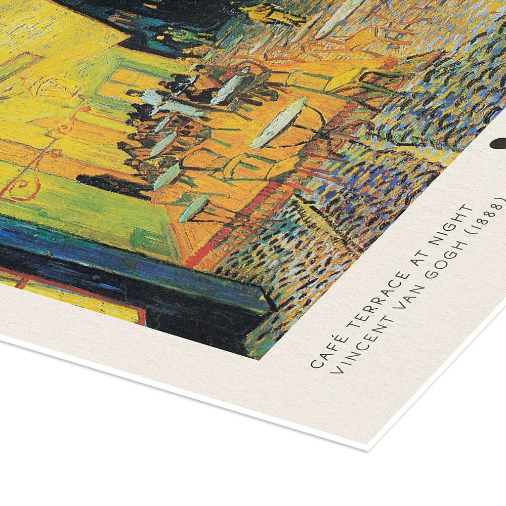 Posterlounge Wandbild Caféterrasse am Abend, 1888, Vincent van Gogh, erhältlich als Poster, Leinwandbild, Wandsticker oder Acrylglasbild