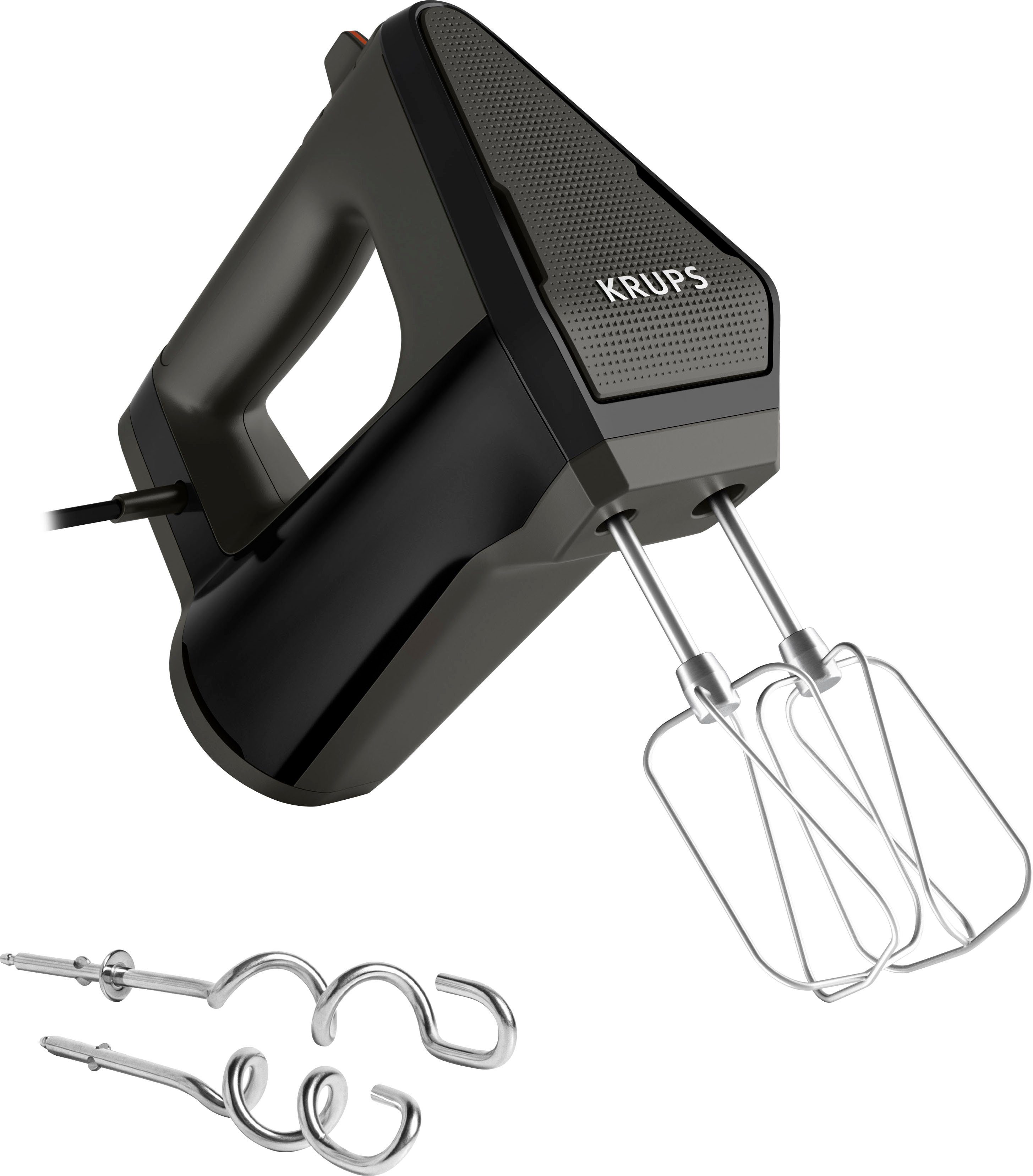 Krups Handmixer GN6028 3MIX 6000, Soft-Touch-Griff, langes Kabel, 600 W