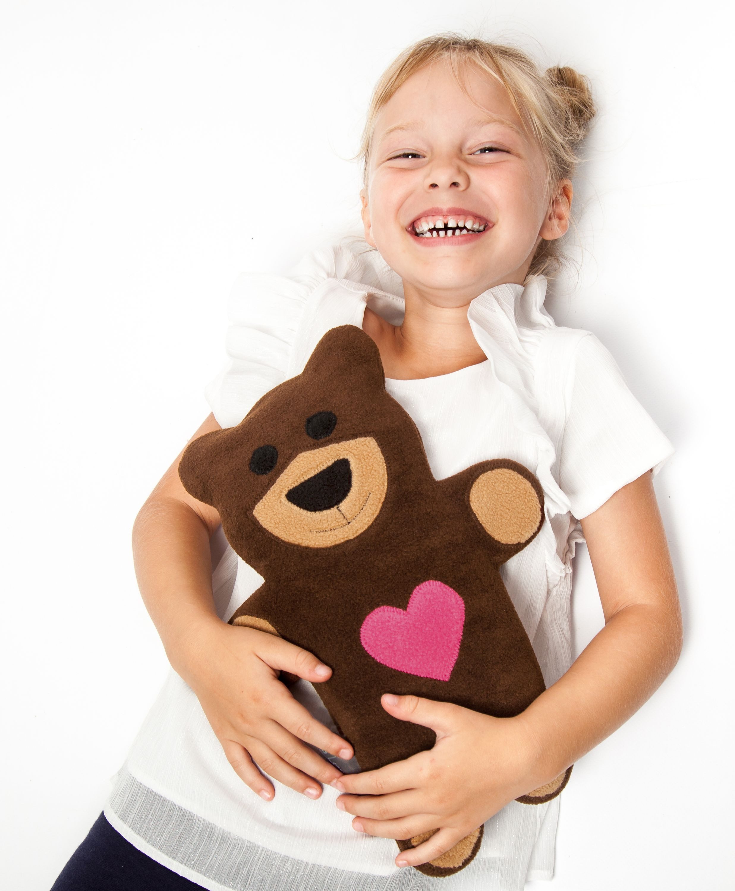 Leschi Wärmekissen für Mikrowelle, Körnerkissen Alternative zu Kirschkernkissen, Teddy