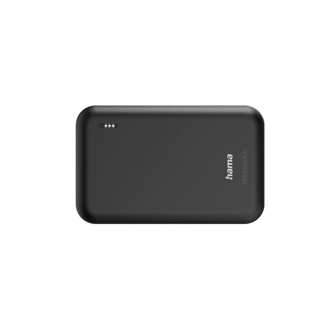 Hama Powerbank 10000mAh, 1x USB-C, 2x USB-A, Anthrazit, akkuschonend Laden Powerbank 10000 mAh