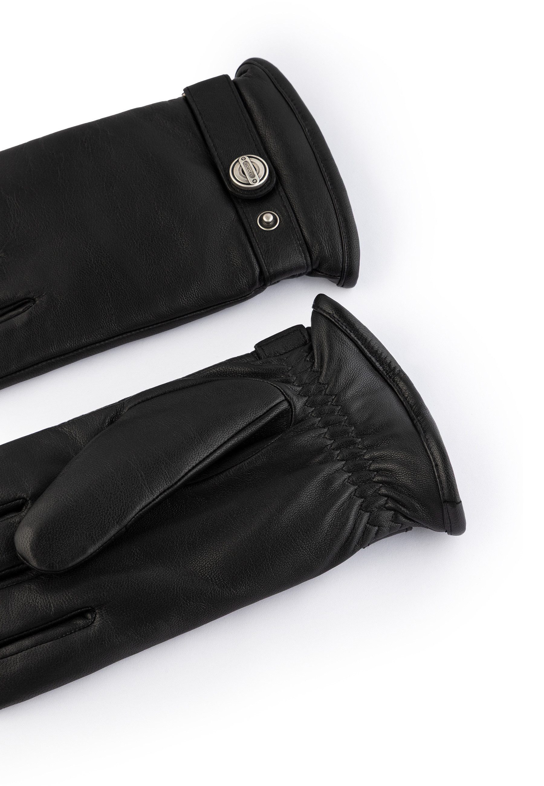 Roeckl Lederhandschuhe ARDEN Lederhandschuhe mit Druckknopf