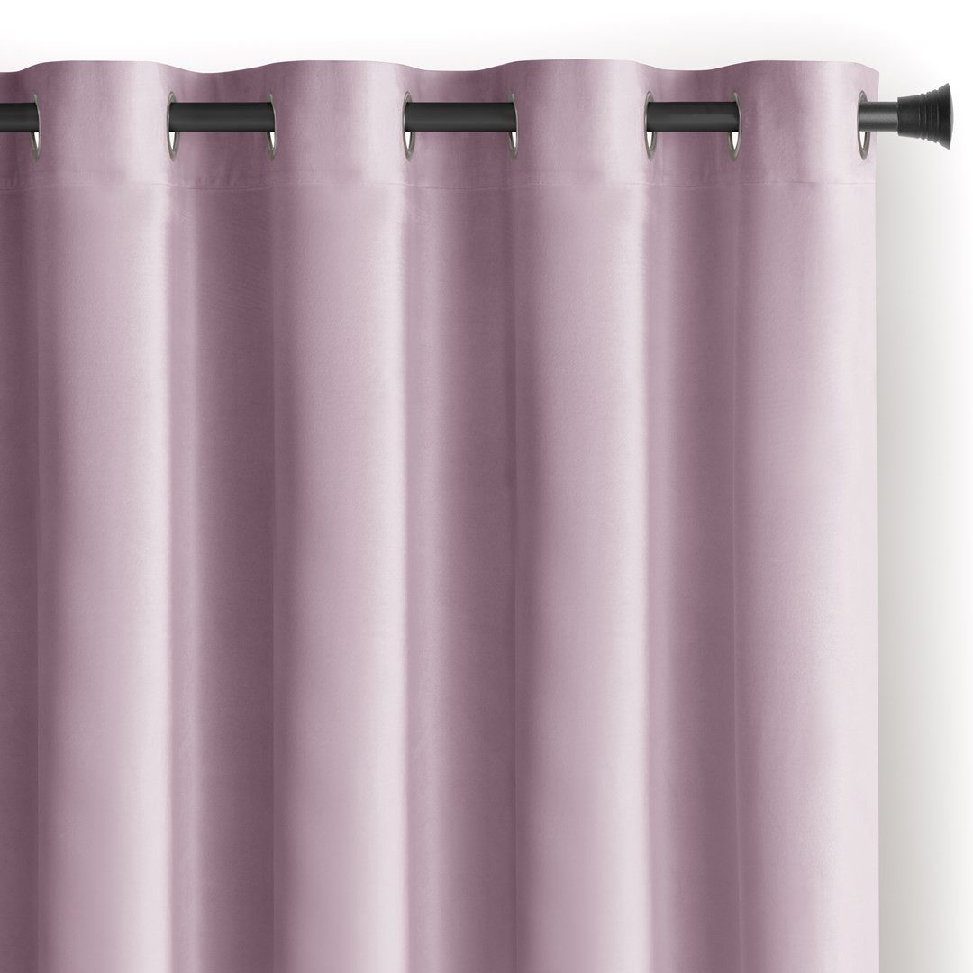 AmeliaHome Gardine Gardine Ösen Vorhang mit Raffhalter Samt Ösenvorhang Verdunkelnd (1 St), Ösen, Samt, inkl. Raffhalter