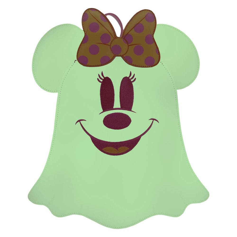 Loungefly Minirucksack Disney by Loungefly Rucksack Pastel Ghost Minnie Glow In The Dark (1-tlg), leuchtet im dunkeln