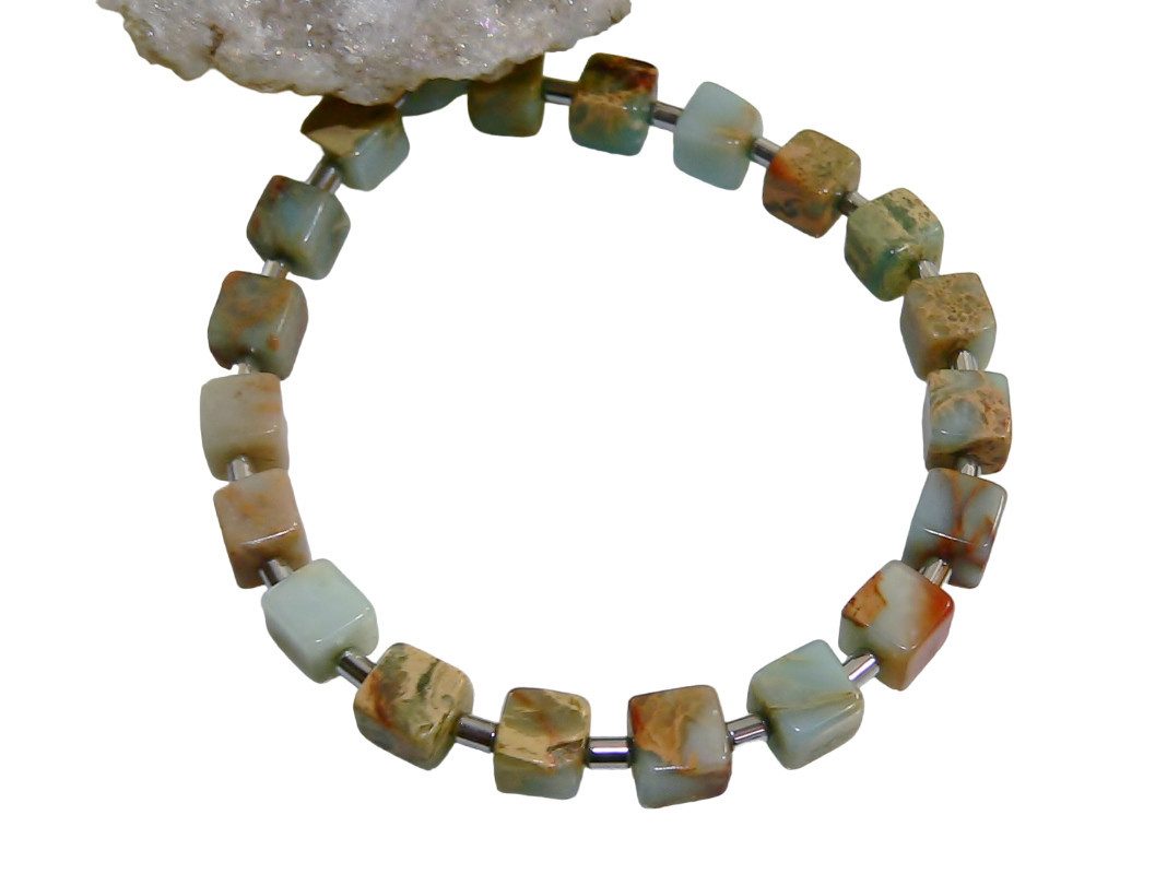 traumschmuck Perlenarmband 213a-a Armband Edelstein JASPIS günstig online kaufen