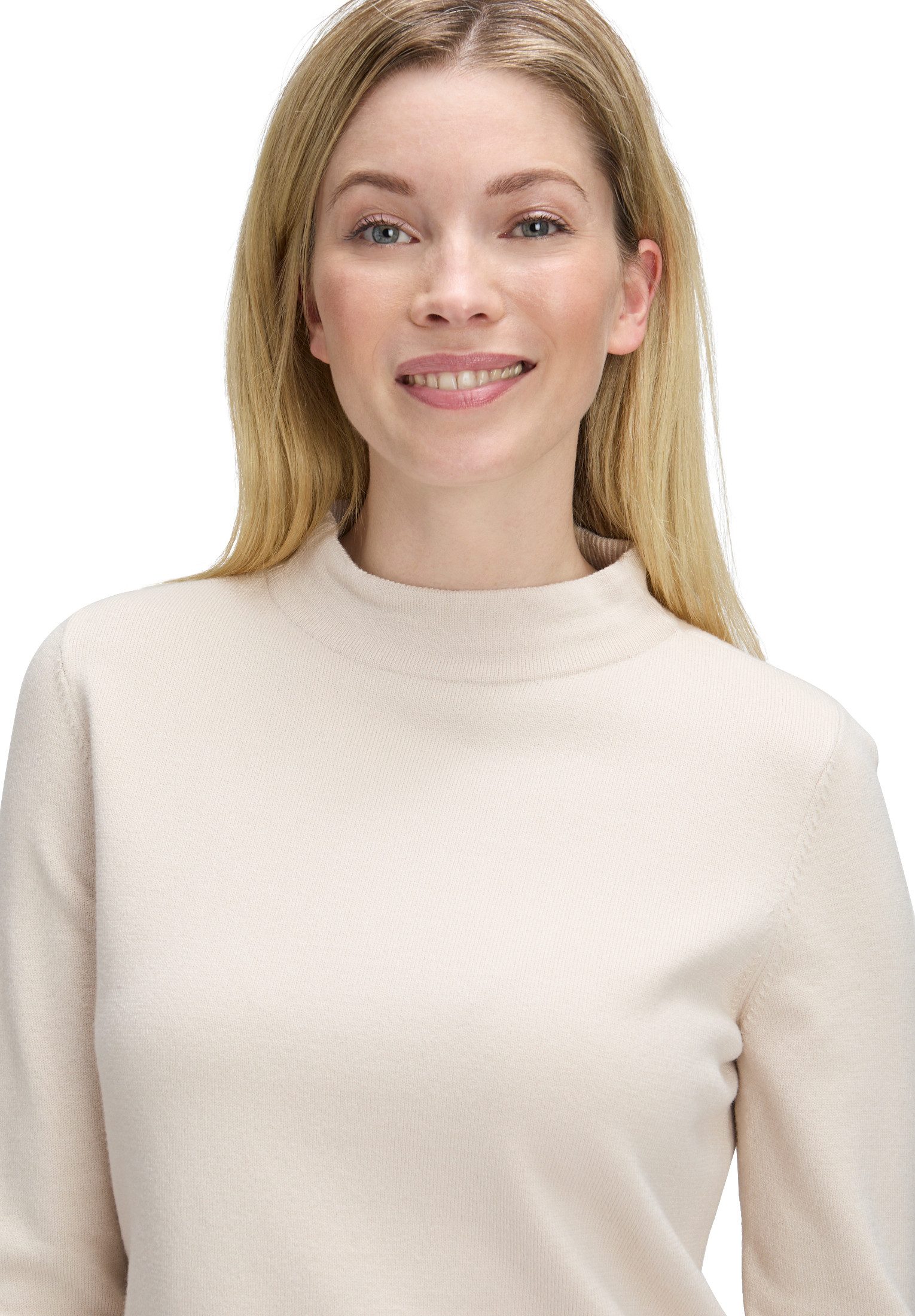Betty Barclay Strickpullover Damen mit Stehkragen (1-tlg)