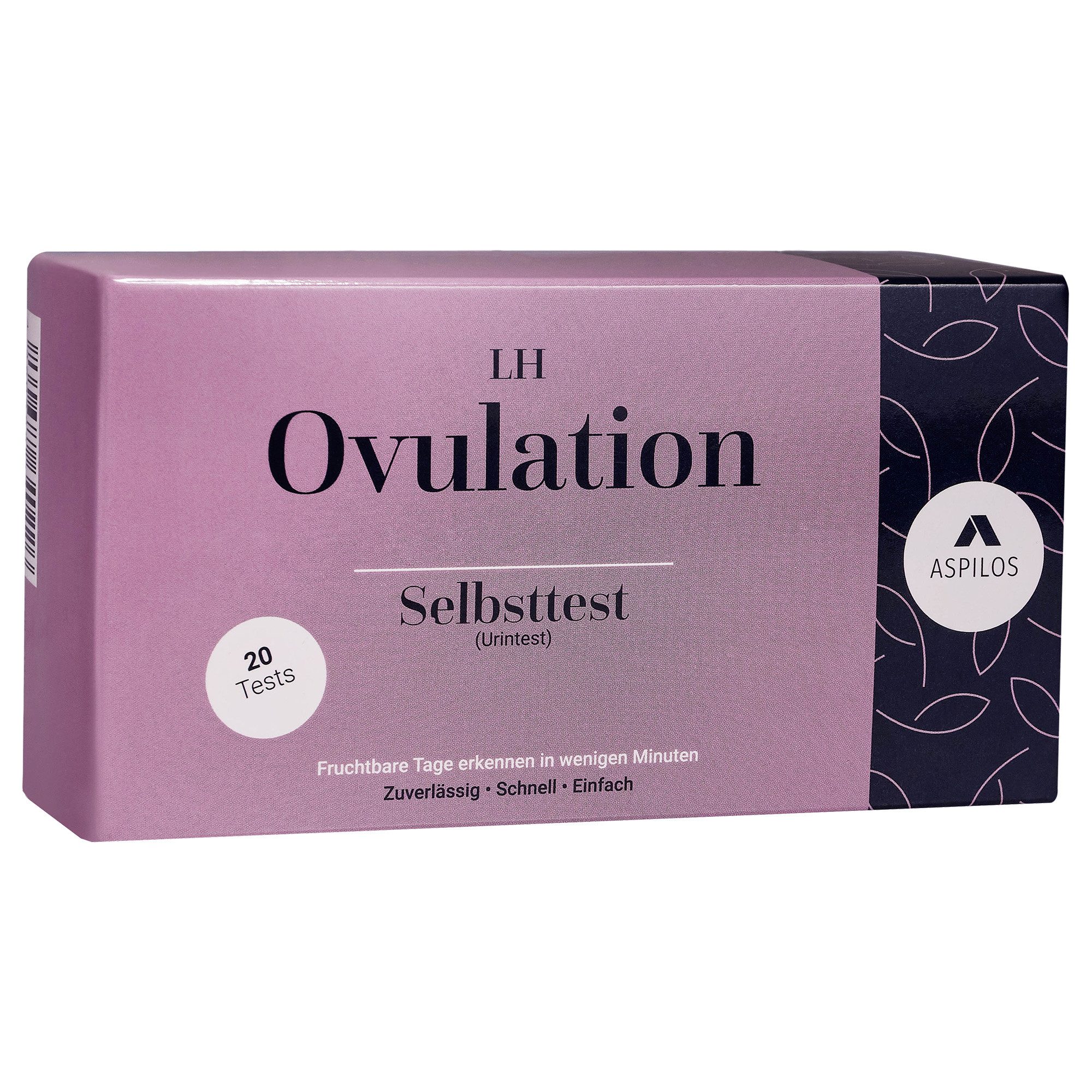ASPILOS PSA-Schnelltest Ovulation / Fruchtbarkeitstest (Frau) - Selbsttest für Zuhause (20 Stü