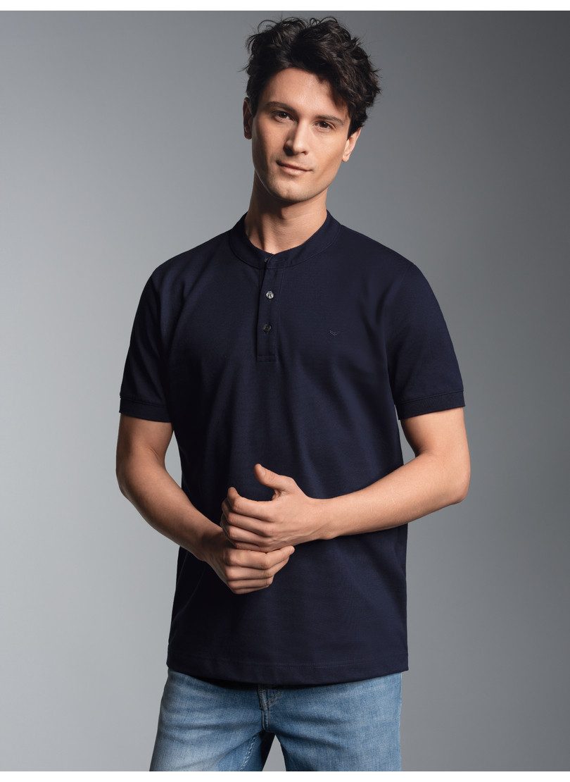 Poloshirt TRIGEMA Poloshirt mit Stehkragen