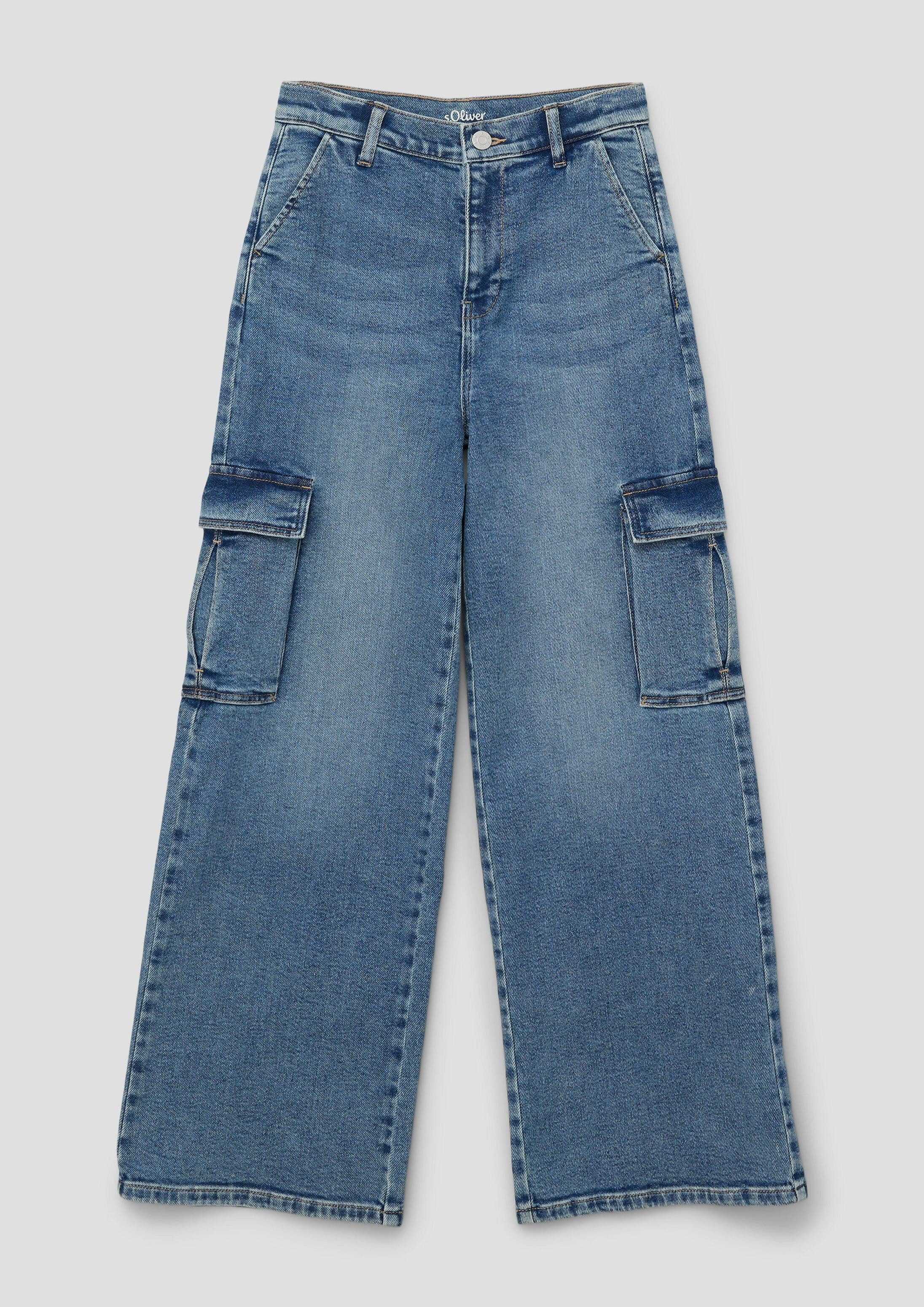 Weite Jeans Jeans-Hose