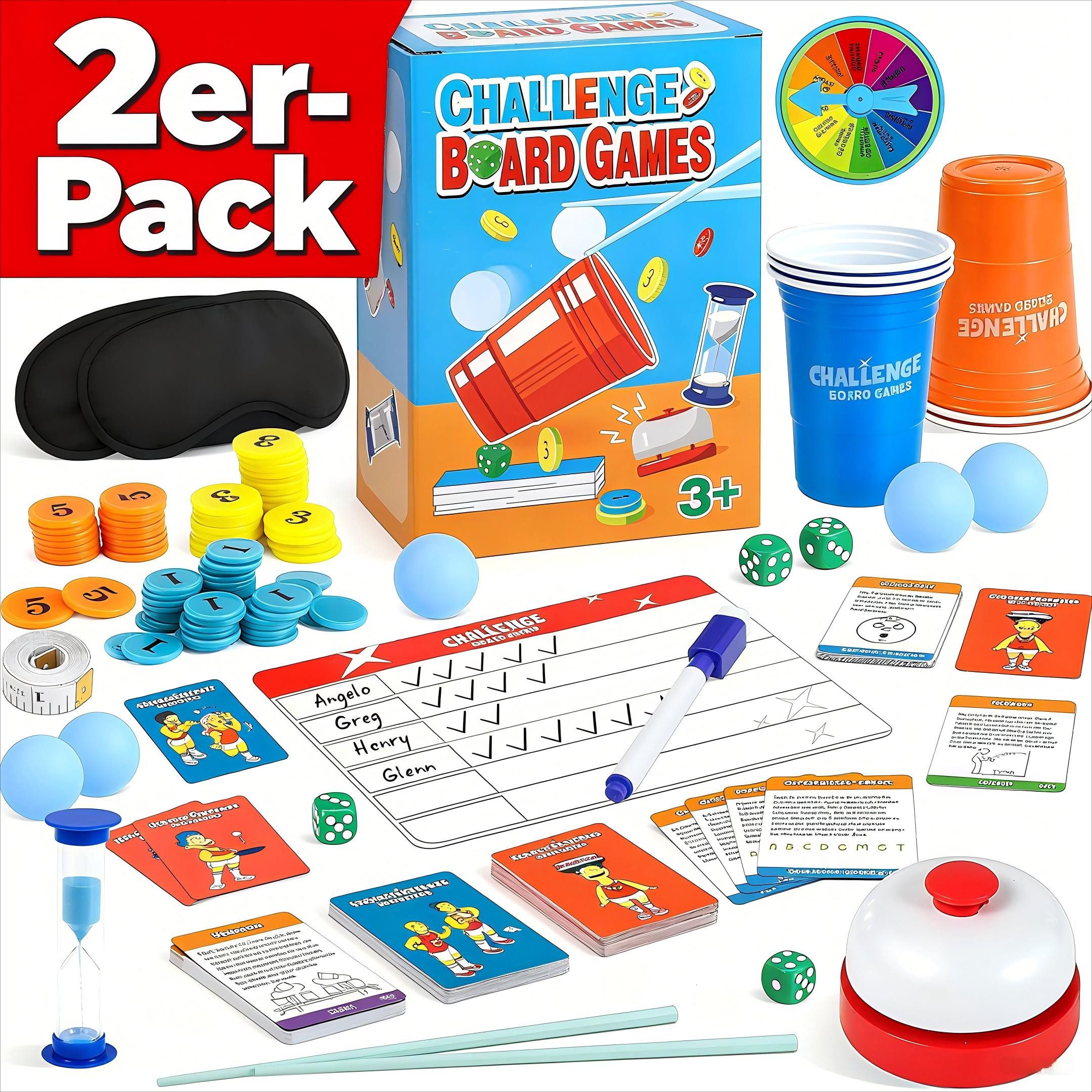 POPOLIC Spiel Настольные игры,Gesellschaftsspiele für Erwachsene, Verrückte Partyspiele, Herausforderungen Spiel, Familienspiele, Kartenspiele, Lustige Geschenke, Deutsch Настольные игры Erwachsene & Jugendliche