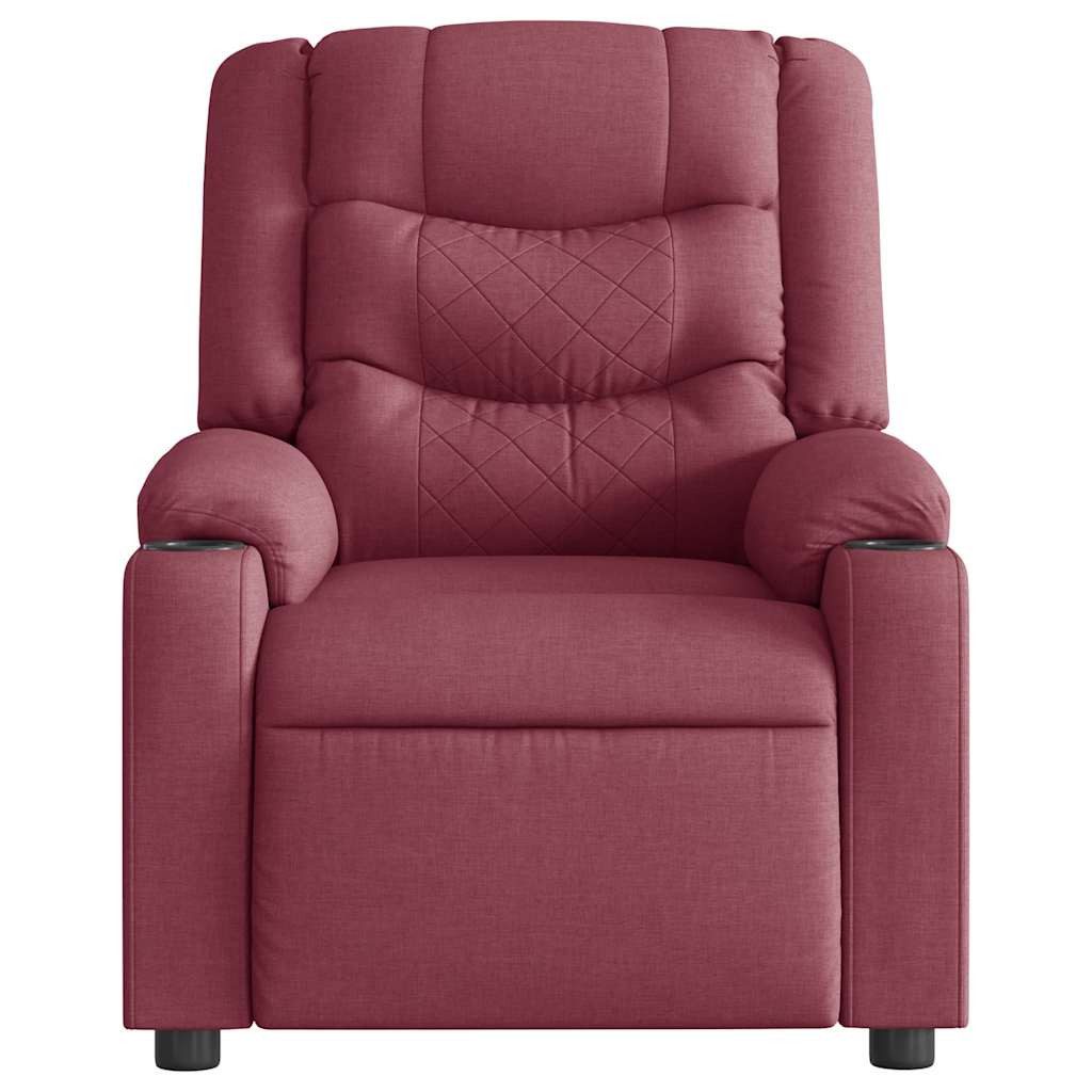 vidaXL Sessel Relaxsessel Weinrot Stoff (1-St) günstig online kaufen