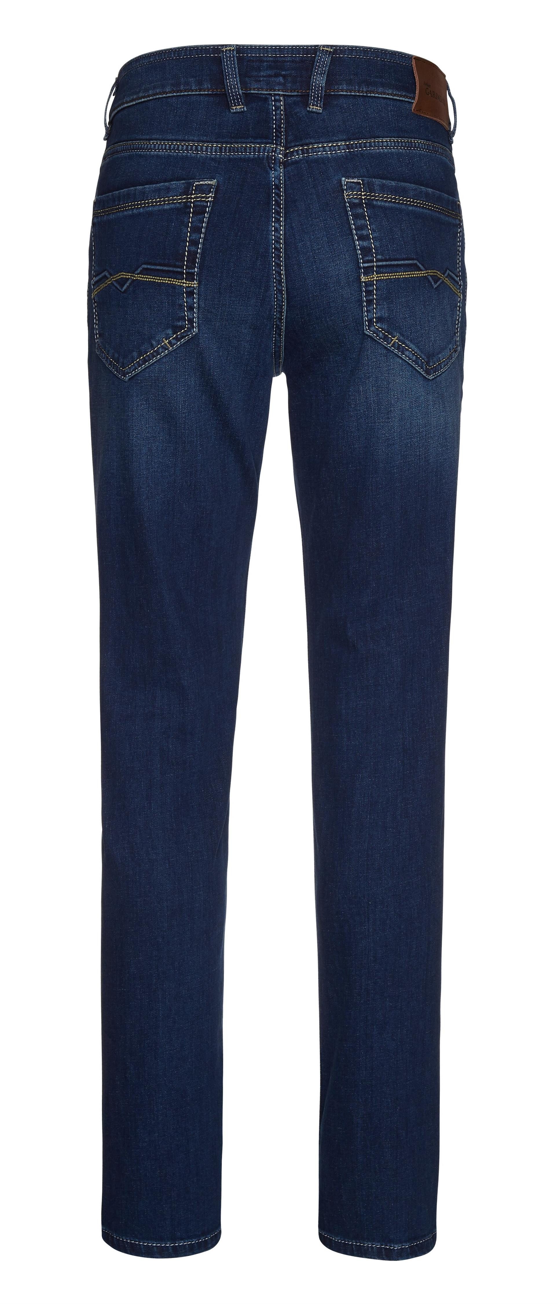 Atelier GARDEUR 5-Pocket-Jeans ATELIER GARDEUR BATU dark blue used 2-0-71001-68 - SUPERFLEX DENIM