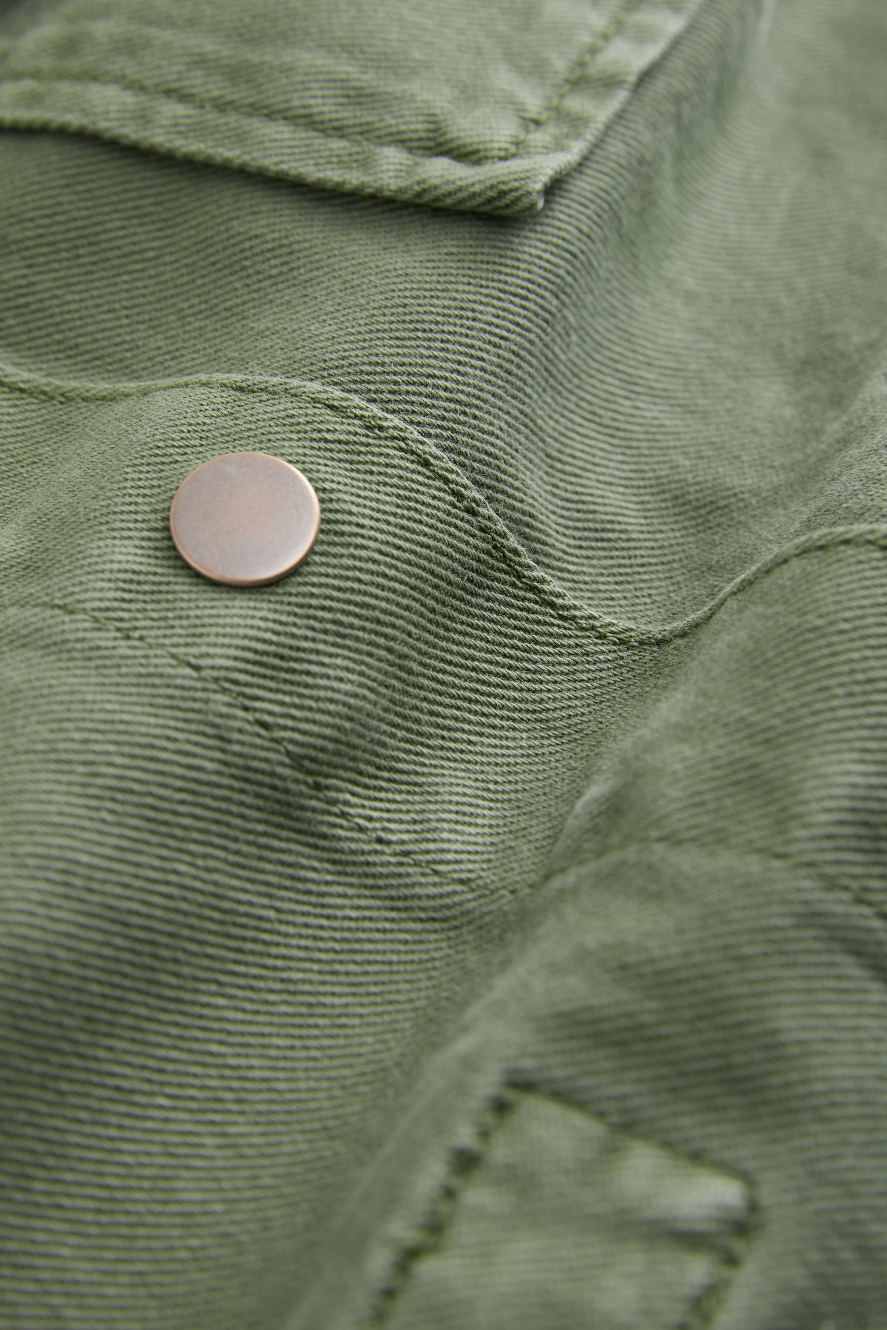 Next Hemdjacke Baumwolljacke im Utility-Stil (1-St)