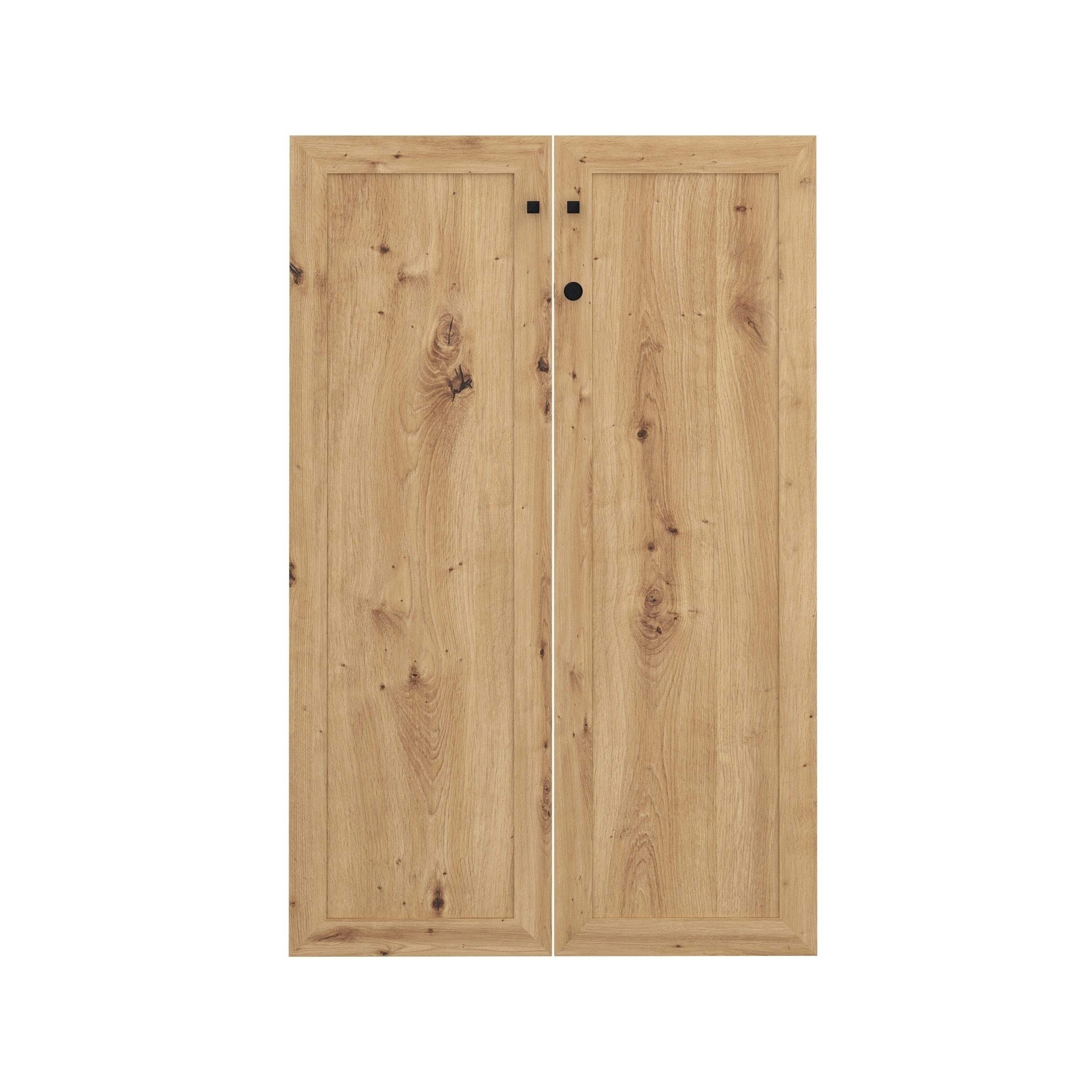 PREISBRECHER Türfront TREVONE, (2er-Set) mit Schloss, Artisan Eiche Dekor - 69,9x108,5x1,5cm (BxHxT)