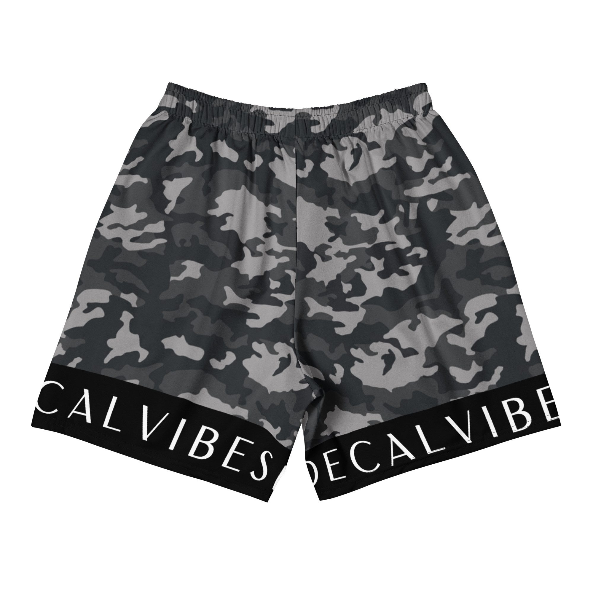 DECALVIBES Trainingsshorts Multifunctional Damen Sport Shorts Ultimate Greyness Camouflage 4-Wege-Stretch, atmungsaktiv, elastischer Bund, vielseitig einsetzbar