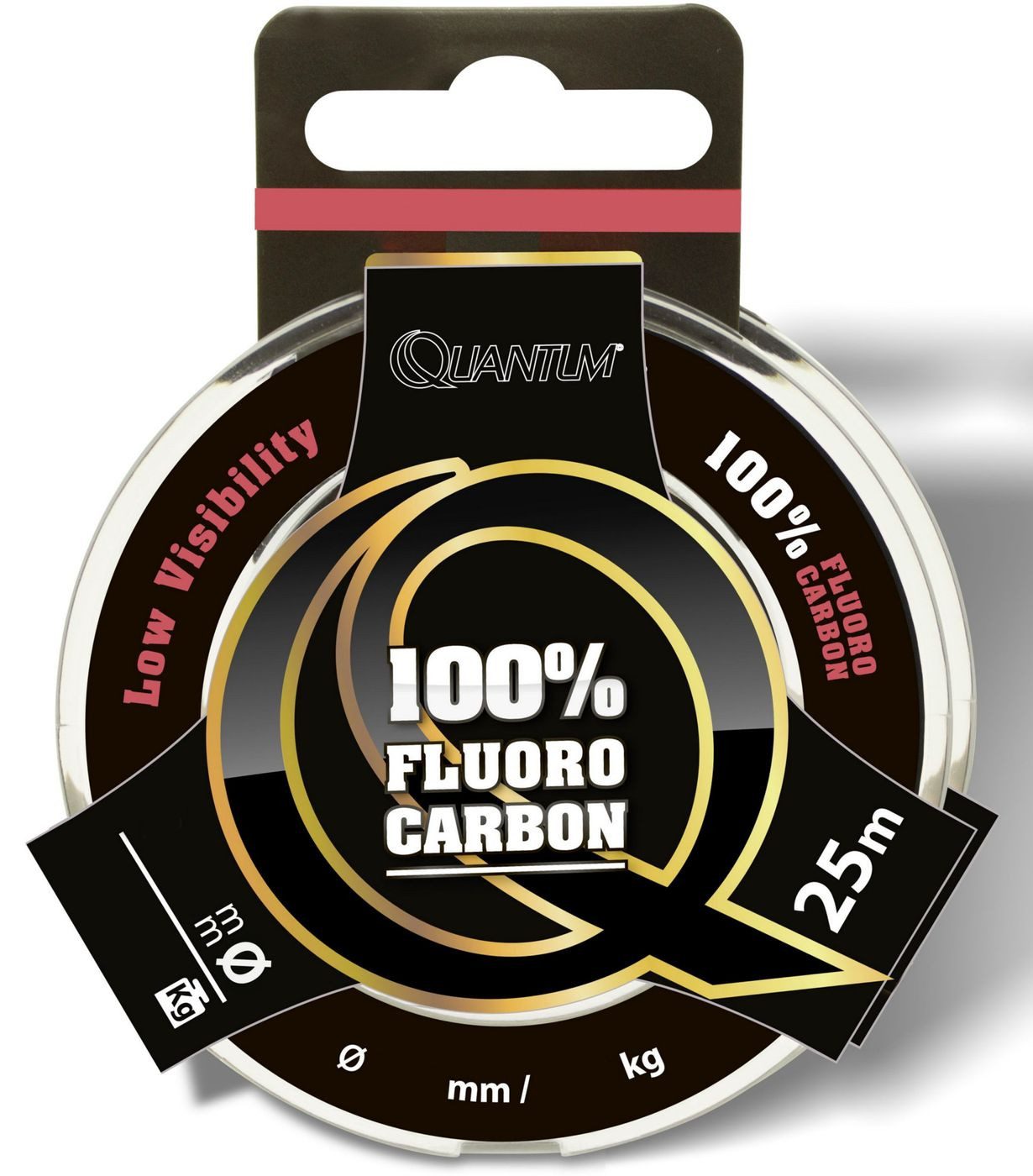 Quantum Vorfachschnur Quantum Fluoro Carbon Predator 25m - Vorfachschnur, 0.25 m Länge, 0.25 mm Fadendurchmesser, (25-St)